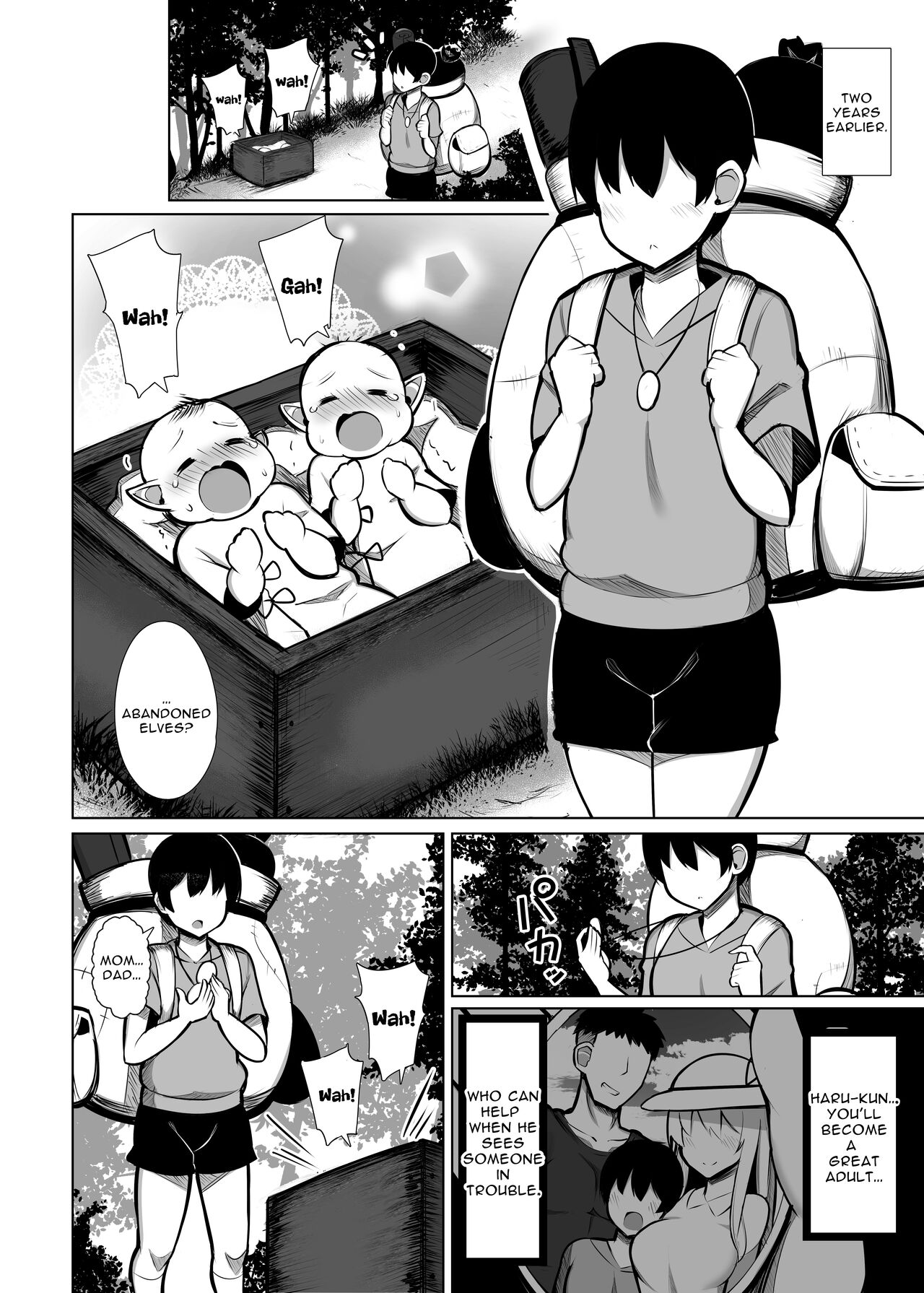[Fry Dish (Jakko)]Hirotta Sute Elf-tachi ni Dekiai Sarete Shikareru made no Hanashi | Loved and Dominated by the Abandoned Elves I Saved[English] [Digital] Page 4