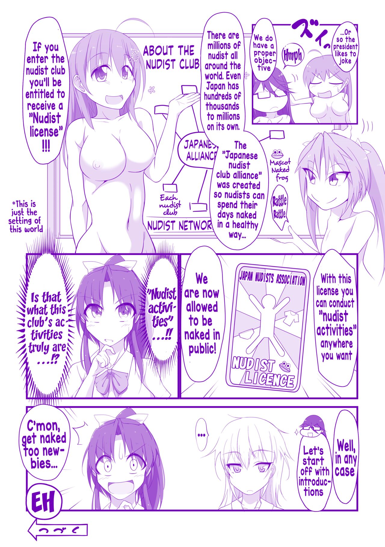 [Takenoko Maru]Zenrabu ni Youkoso! | Welcome to the Nudist Club![English] Page 6
