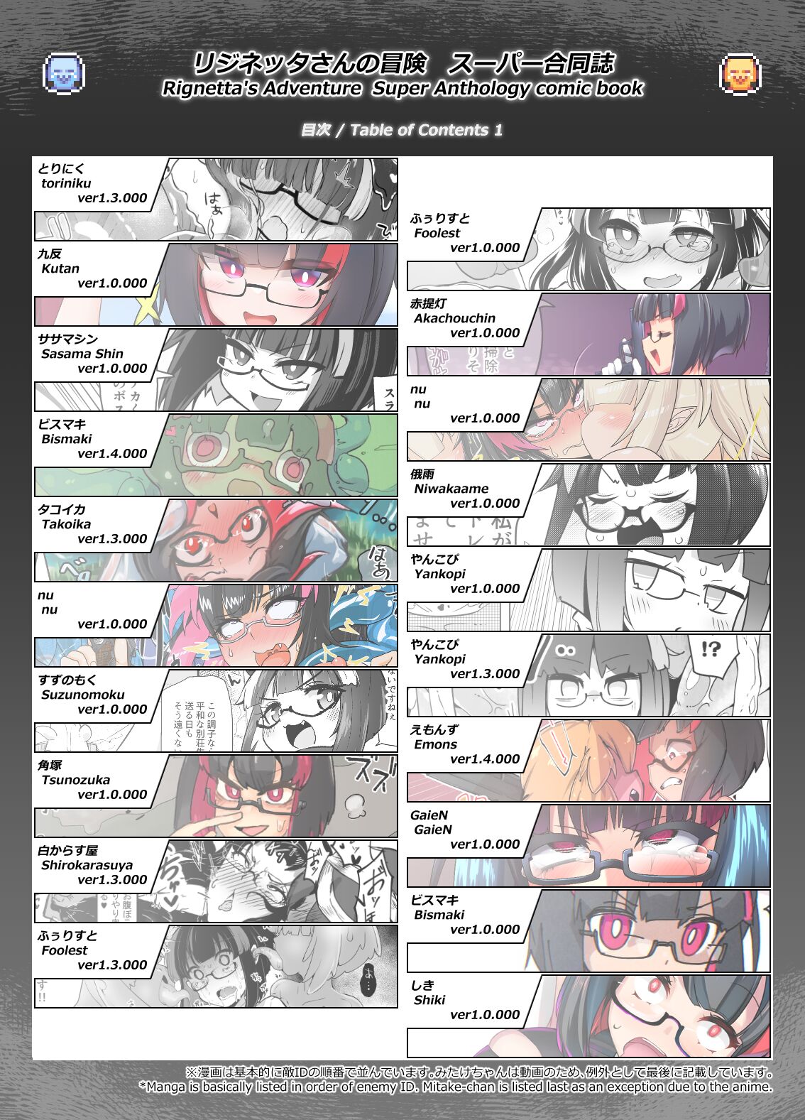 リジネッタさんスーパー合同誌 英文 Page 3