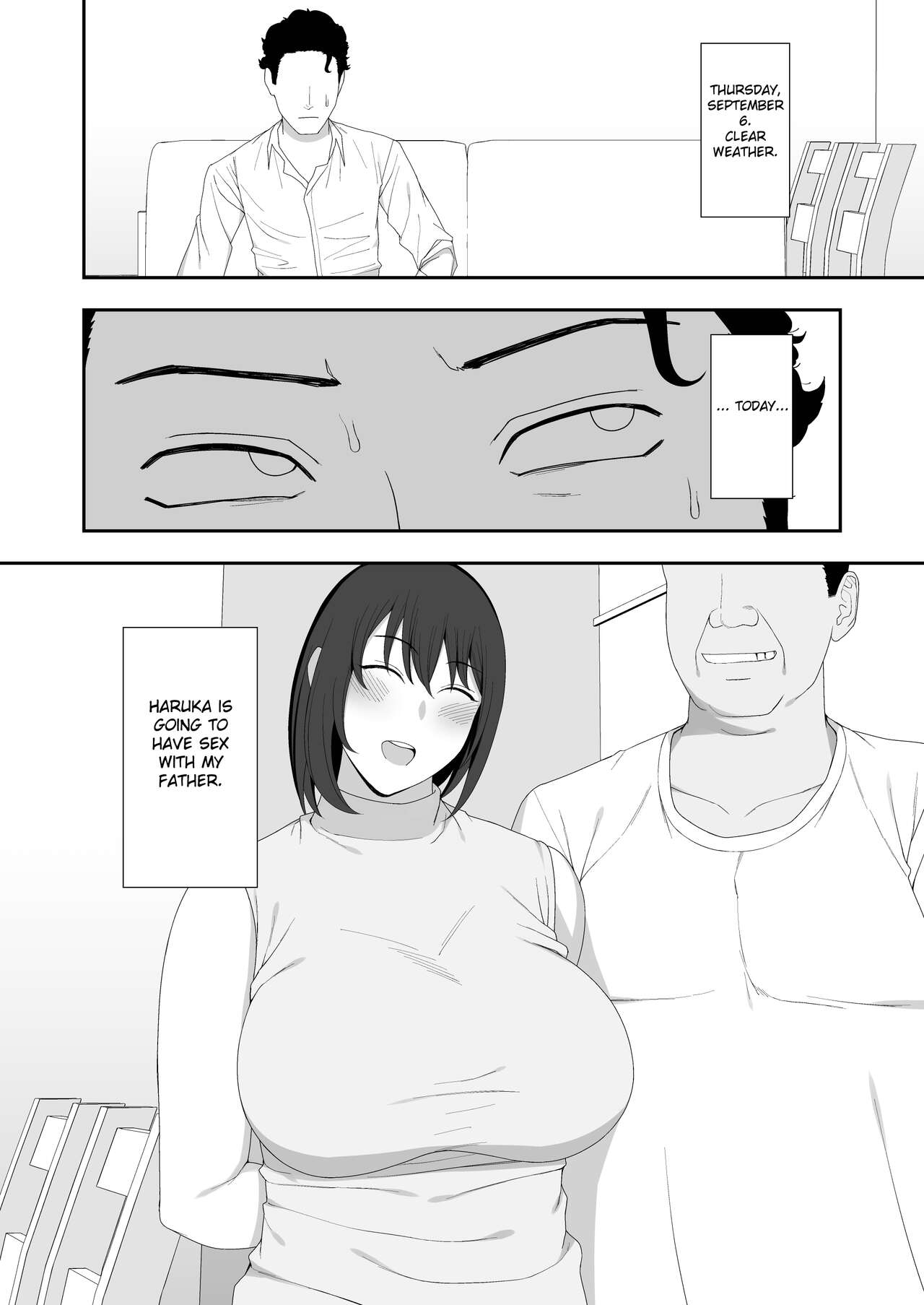 [Kyosuu (GFRP)]Haruka to Oyaji no Kozukuri Shuukan[English] [Fated Circle] Page 4