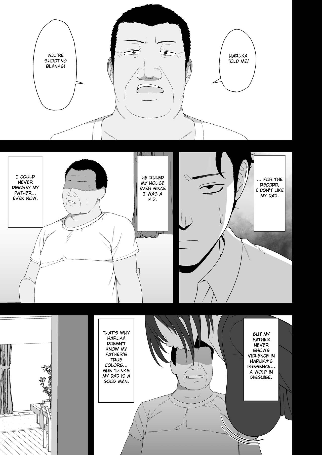 [Kyosuu (GFRP)]Haruka to Oyaji no Kozukuri Shuukan[English] [Fated Circle] Page 9