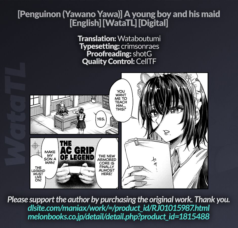 [Penguinon (Yawano Yawa)]Shota to Maid. - A young boy and his maid[English] [WataTL + head empty] [Digital] Page 27