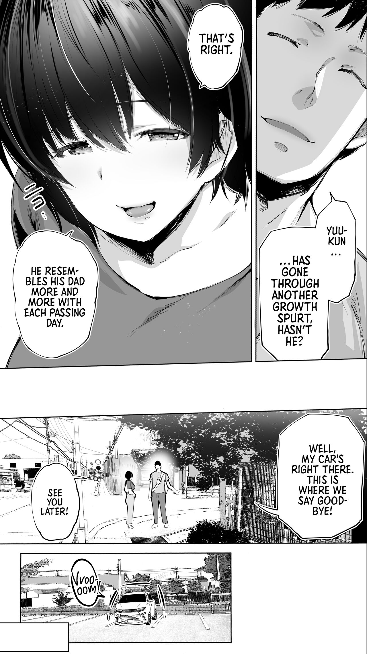 [STUDIO HUAN (Raidon)]Jimoto no Hame Tomo. "Senpai no Hitozuma S" | My Hometown Fuck Buddy. Married Senpai S's Case.[English] [Team Rabu2] Page 7