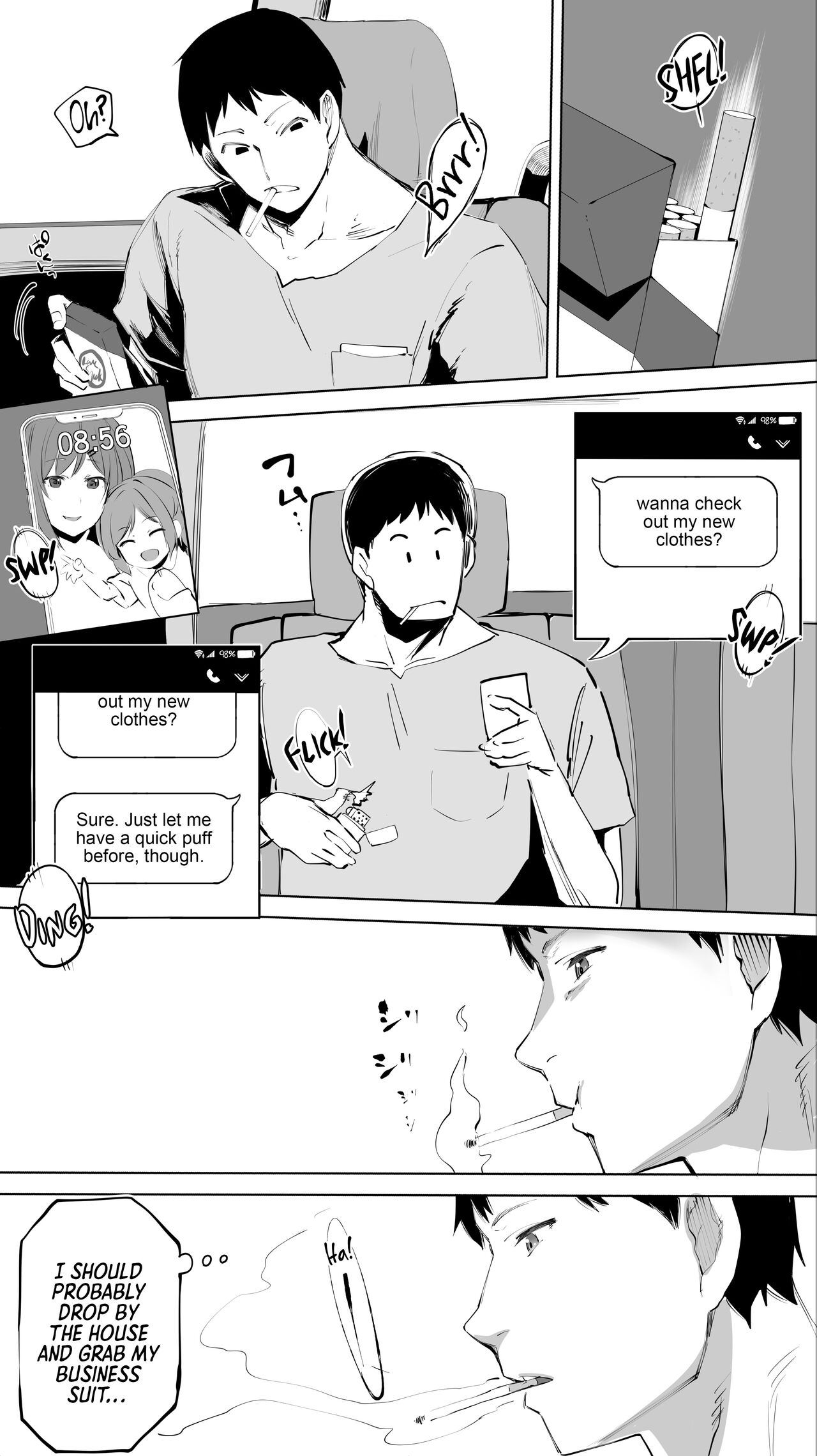 [STUDIO HUAN (Raidon)]Jimoto no Hame Tomo. "Senpai no Hitozuma S" | My Hometown Fuck Buddy. Married Senpai S's Case.[English] [Team Rabu2] Page 8