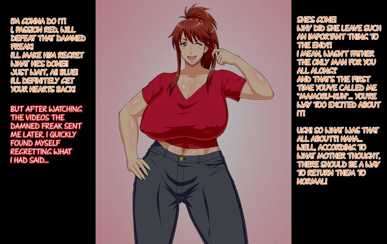 [Ero Kojiki]Sentai Red no Haha sura mo Kaijin no Onaho Sentouin ni Sarete shimau Hanashi  | The Story of How Even Sentai Red's Mother Got Turned Into a Freak's Onahole Soldier[English] [Rinruririn] Page 8