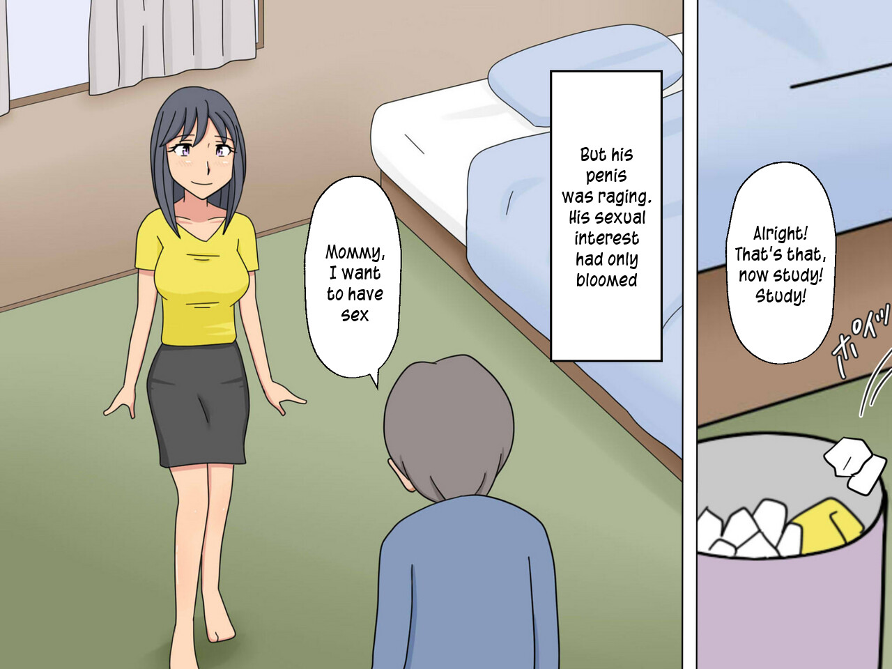 [Toshiue Jukujo no Miryoku]Benkyou yori mo Mama to no Sex ga Daiji | Sex with mommy is more important than studying[English] [innyinny] Page 9