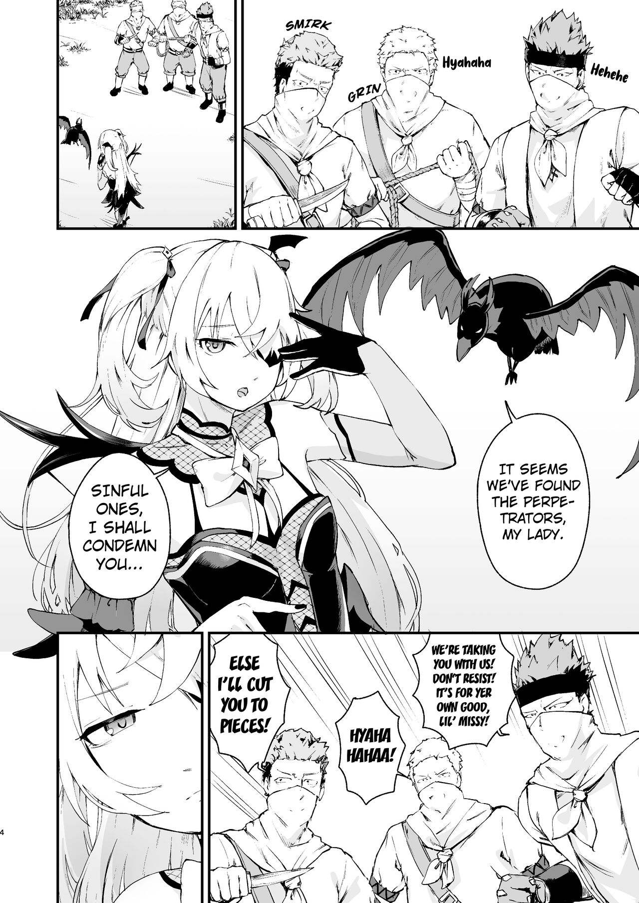 [Koromoko Kokoro (Koromotake)]Koujou Ochiru | Fischl Falling to Ruin(Genshin Impact) [English] [Kuraudo] [Digital] Page 3
