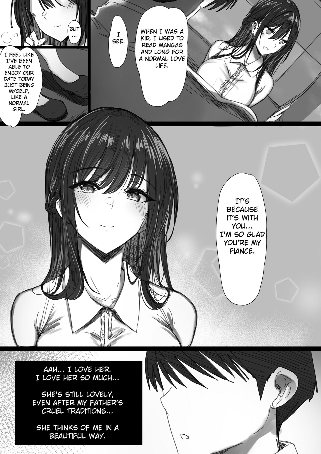 [Hari Poteto]Ki ga Tsuyoi Seiso na Hitozuma Reijou ga Netorareru made no Ichibu Shijuu II[English] [Fated Circle] Page 5