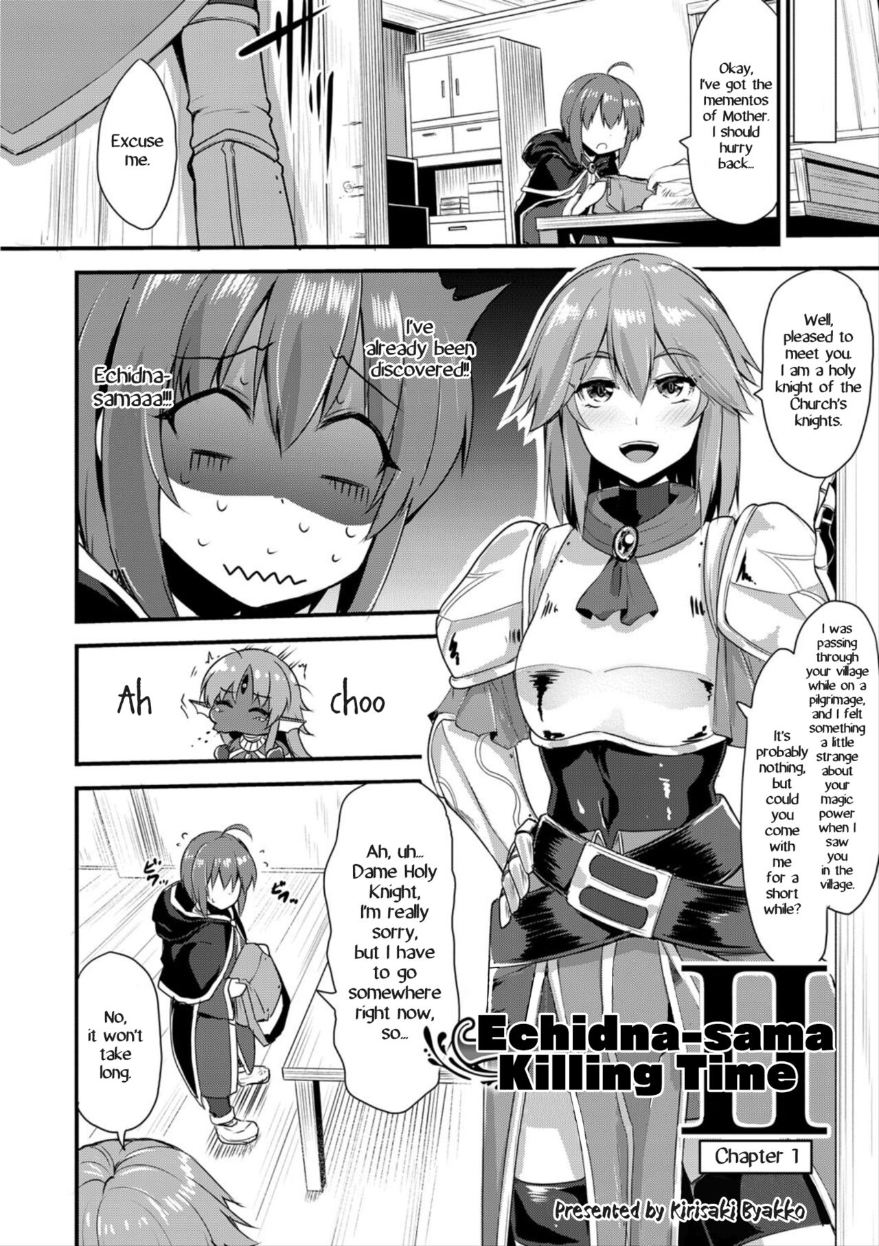 [Kirisaki Byakko]Echidna-sama no Himatsubushi 2 Ch. 1[English] {Hennojin} Page 6