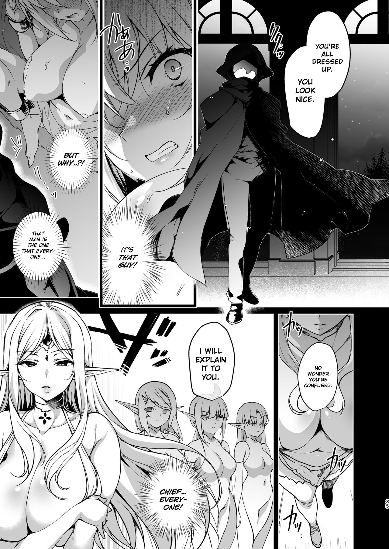[Ninokoya (Ninoko)]Elf ni Inmon o Tsukeru Hon LEVEL:3[English] [Digital] Page 36