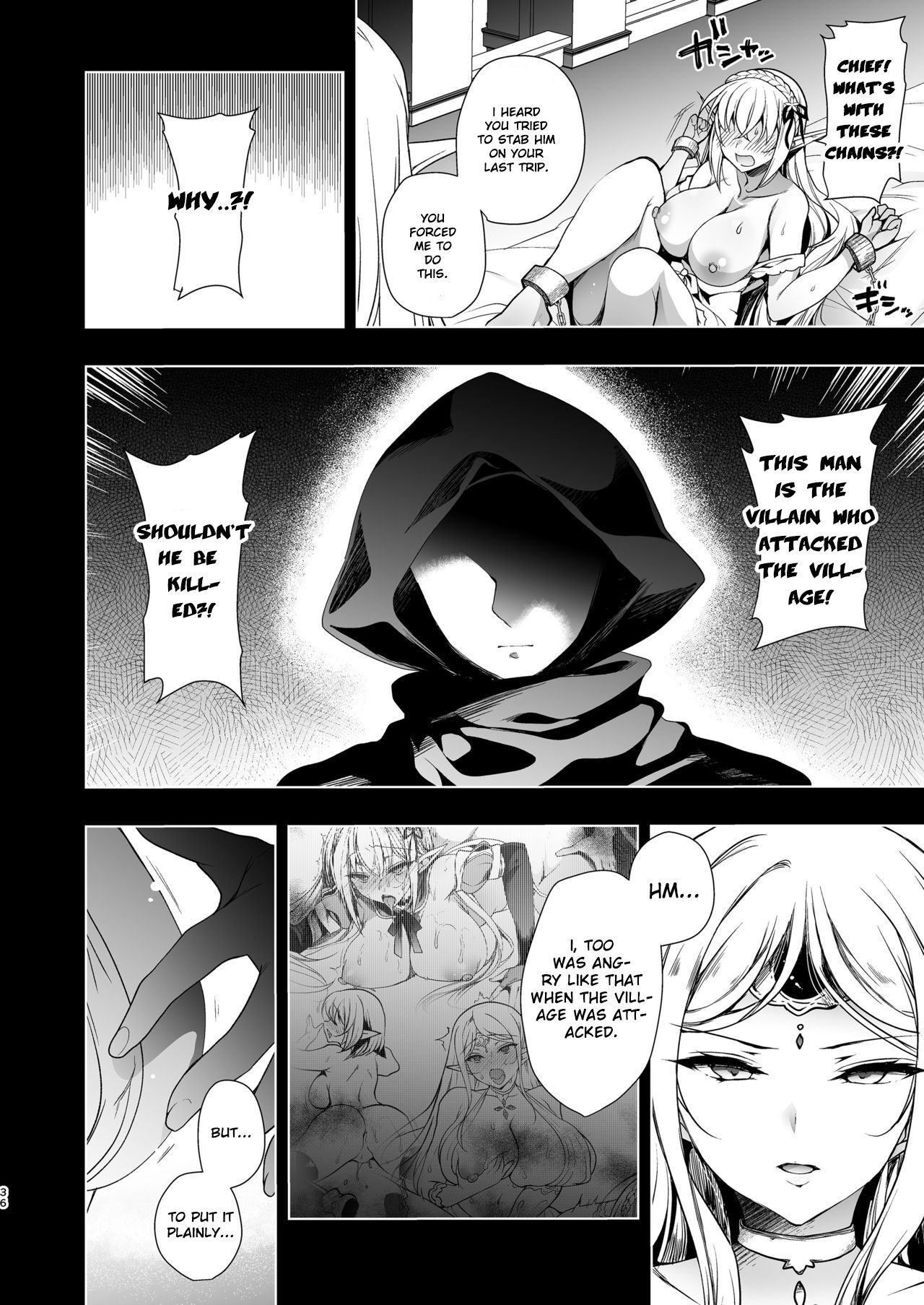 [Ninokoya (Ninoko)]Elf ni Inmon o Tsukeru Hon LEVEL:3[English] [Digital] Page 37
