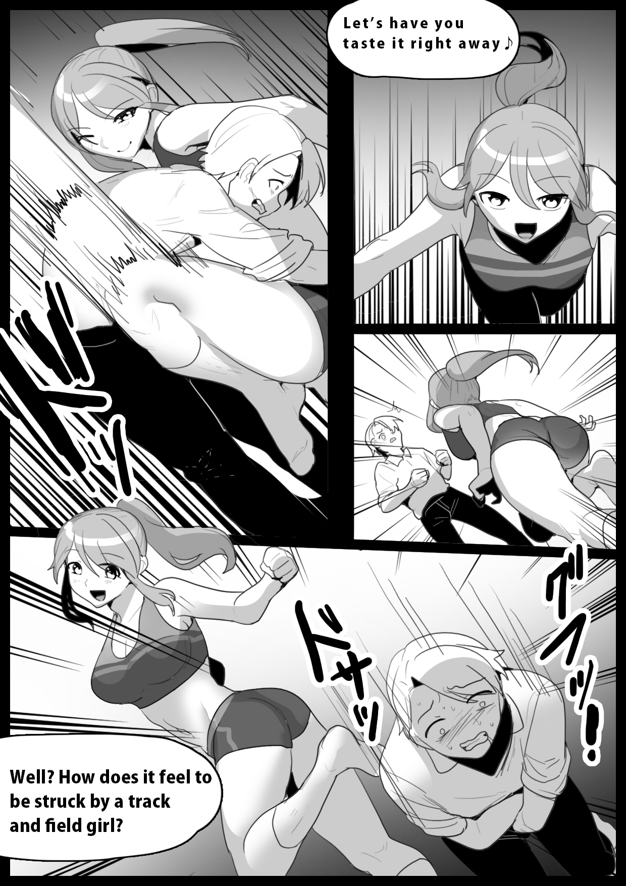 [The Nation of Head Scissors (Toppogi)]Girls Beat! -Vs Aina & Rie- Page 3