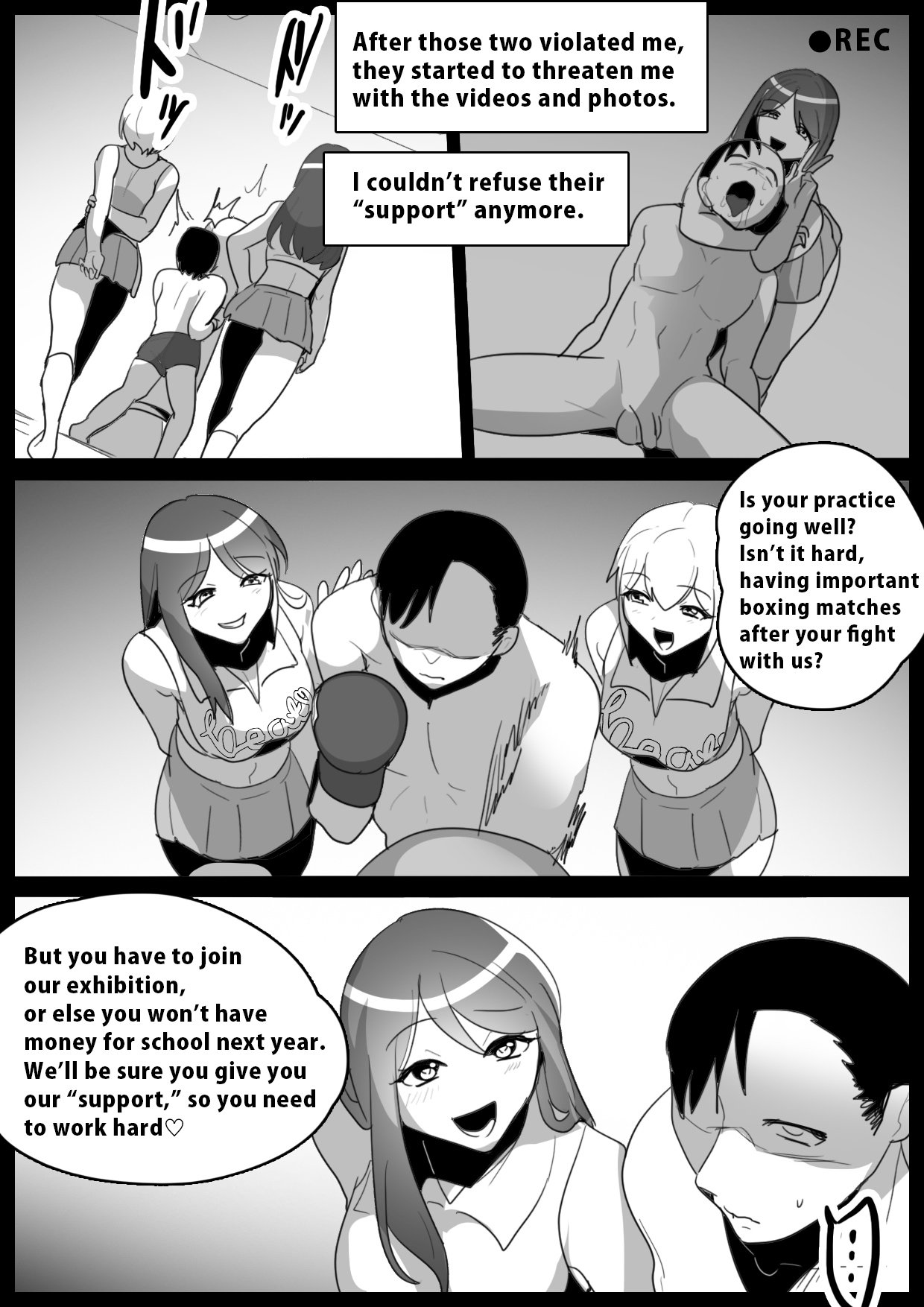 [The Nation of Head Scissors]Cheerleaders Corrupt Me Into Their Masochistic Sandbag[English] Page 12