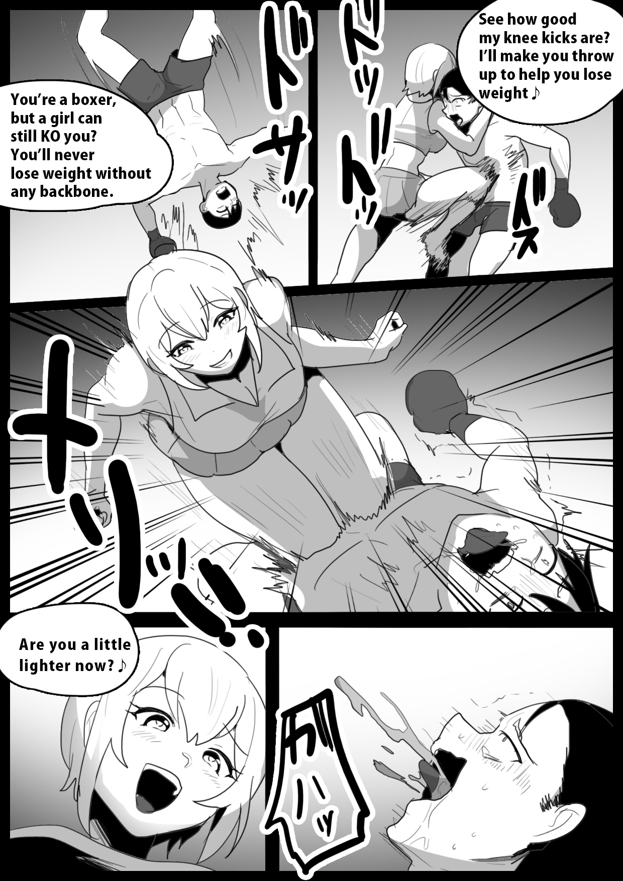 [The Nation of Head Scissors]Cheerleaders Corrupt Me Into Their Masochistic Sandbag[English] Page 14