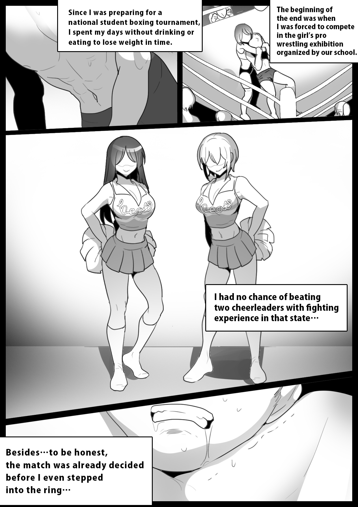 [The Nation of Head Scissors]Cheerleaders Corrupt Me Into Their Masochistic Sandbag[English] Page 2