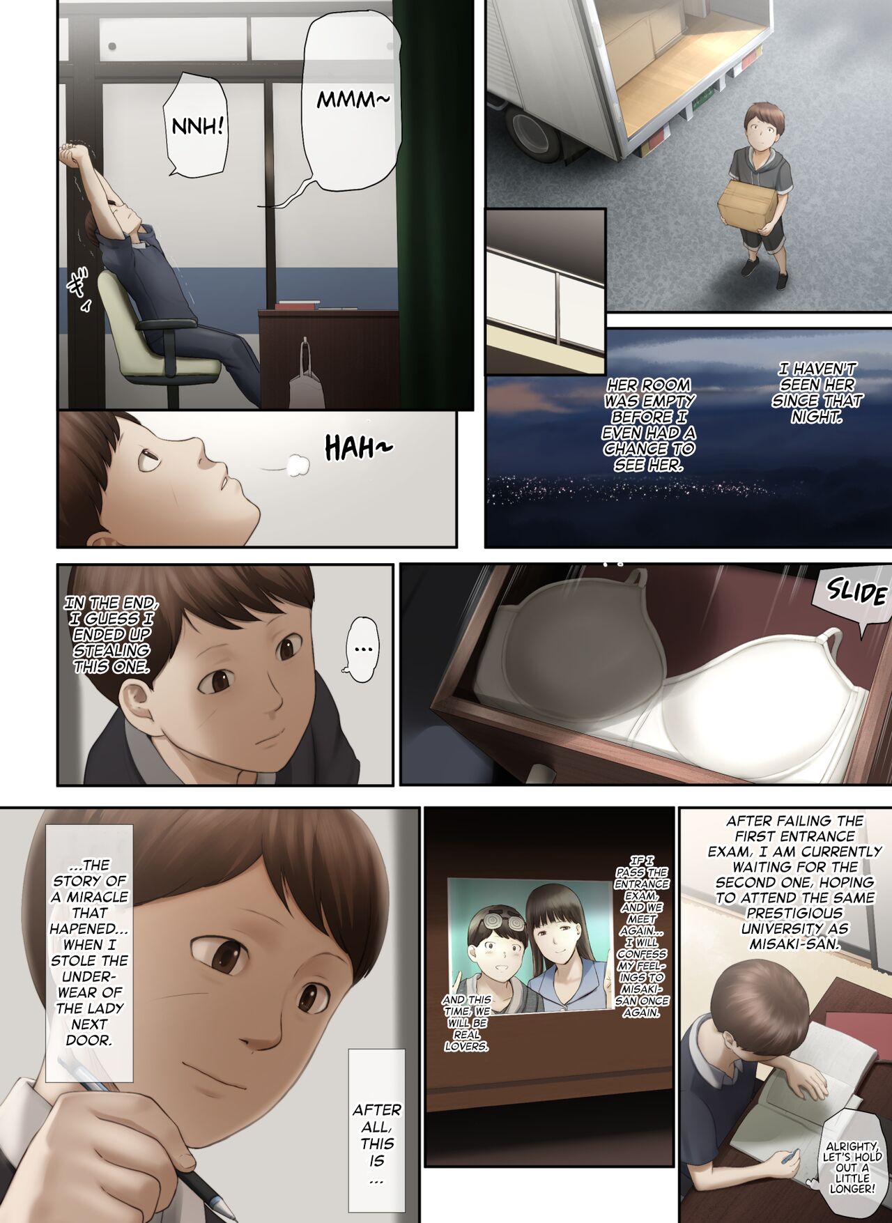 [Chinjao Girl. (Special G)]Tonari no Onee-san no Shitagi o Nusundara Kiseki ga Okita Hanashi o Shiyou |  Let’s Talk About the Story of A Miracle that Happened When I Stole the Underwear of the Lady Next Door[English] [Sonarin迫] Page 109