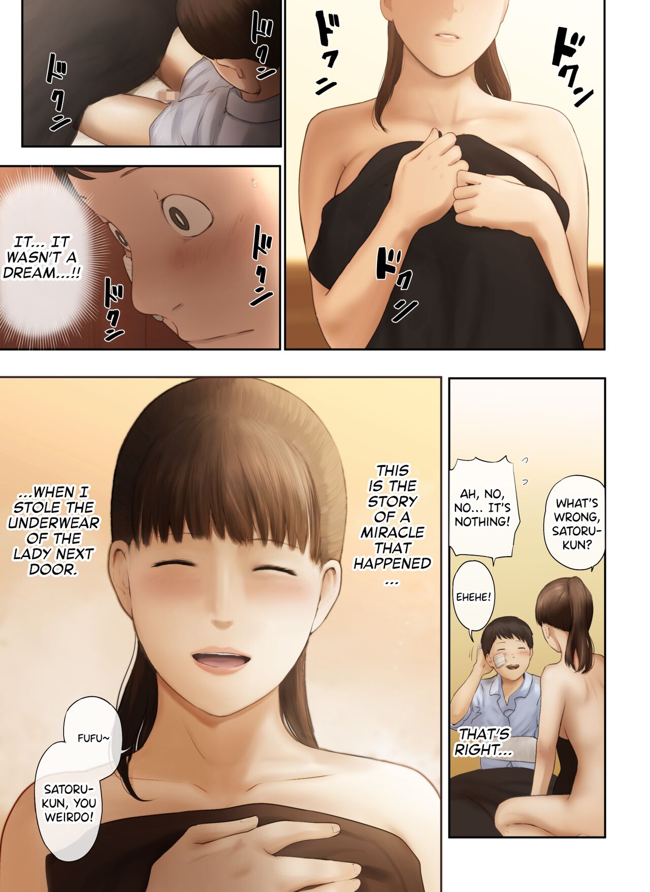 [Chinjao Girl. (Special G)]Tonari no Onee-san no Shitagi o Nusundara Kiseki ga Okita Hanashi o Shiyou |  Let’s Talk About the Story of A Miracle that Happened When I Stole the Underwear of the Lady Next Door[English] [Sonarin迫] Page 35