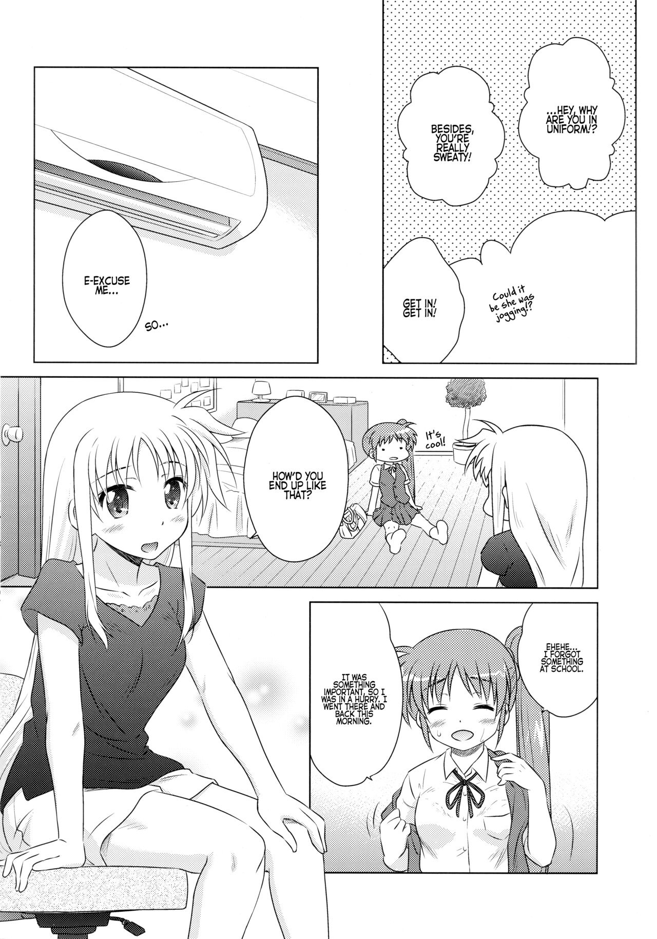 (C91) [SimpleClass (Shinozuki Kou)]Natsu no Hi. 3 ~Pool e Ikou! no Maki~(Mahou Shoujo Lyrical Nanoha) [English] [Hikari no Kaze] Page 3