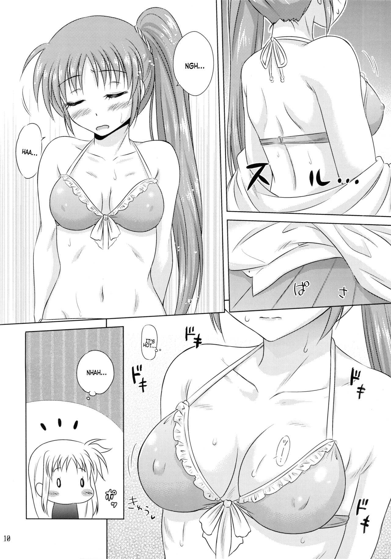 (C91) [SimpleClass (Shinozuki Kou)]Natsu no Hi. 3 ~Pool e Ikou! no Maki~(Mahou Shoujo Lyrical Nanoha) [English] [Hikari no Kaze] Page 8