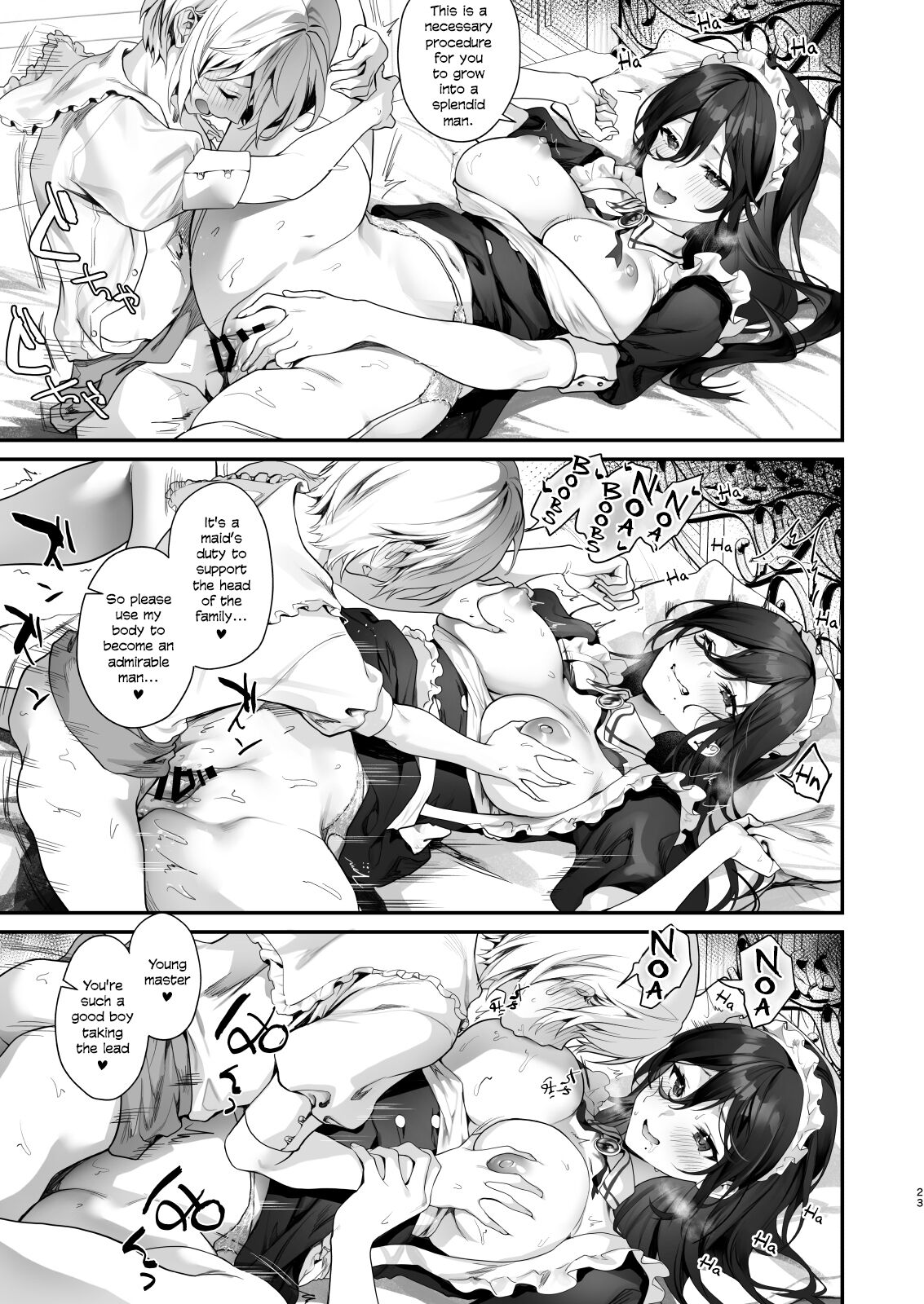 [sagejoh (sage joh)]Otokonoko wa Maid no Love Doll | The Femboy Is The Maid's Love Doll[English] [Digital] Page 23