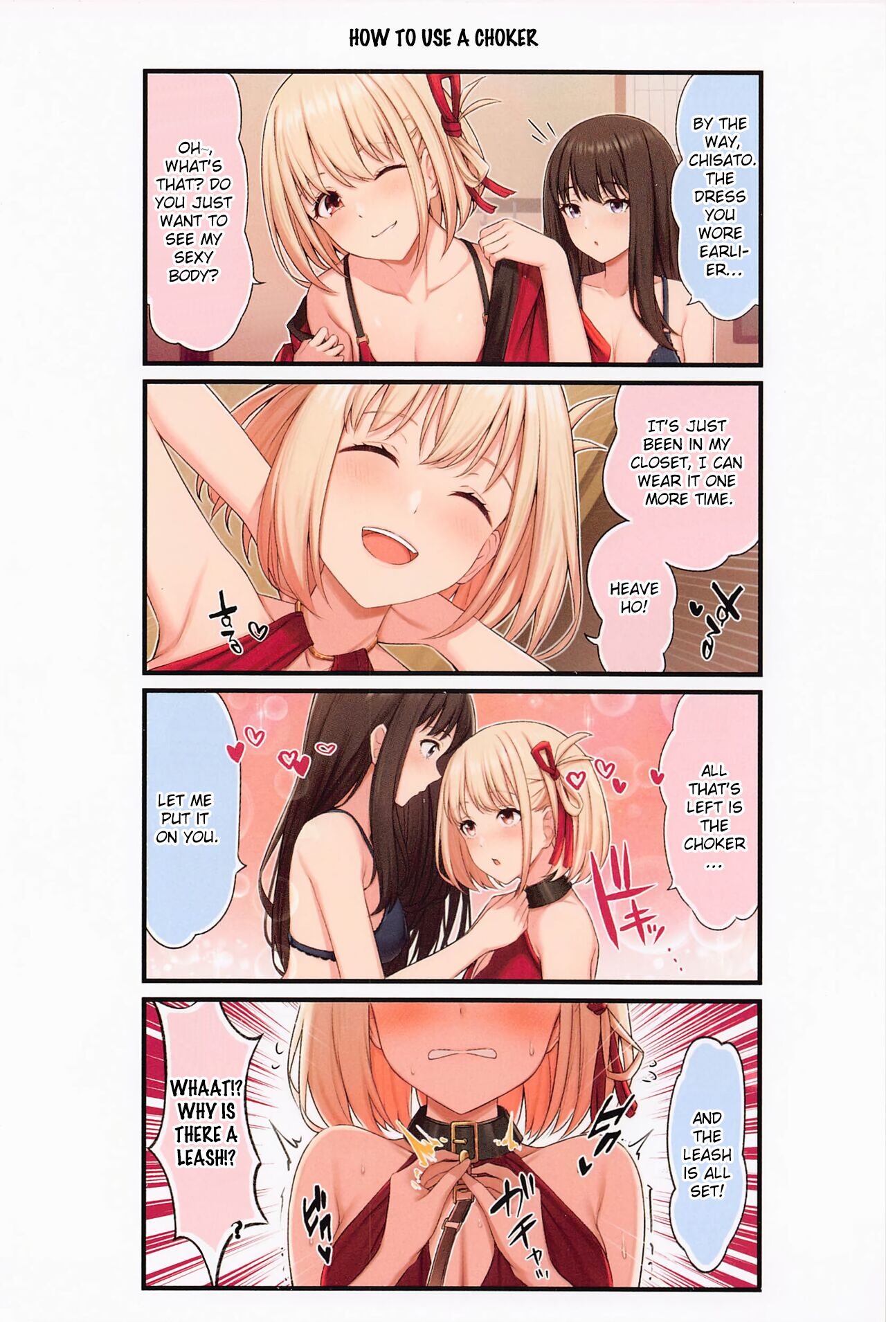 (C101) [Kannko Bokujyo (Kannko)]ChisaTaki Love(Lycoris Recoil) [English] Page 3