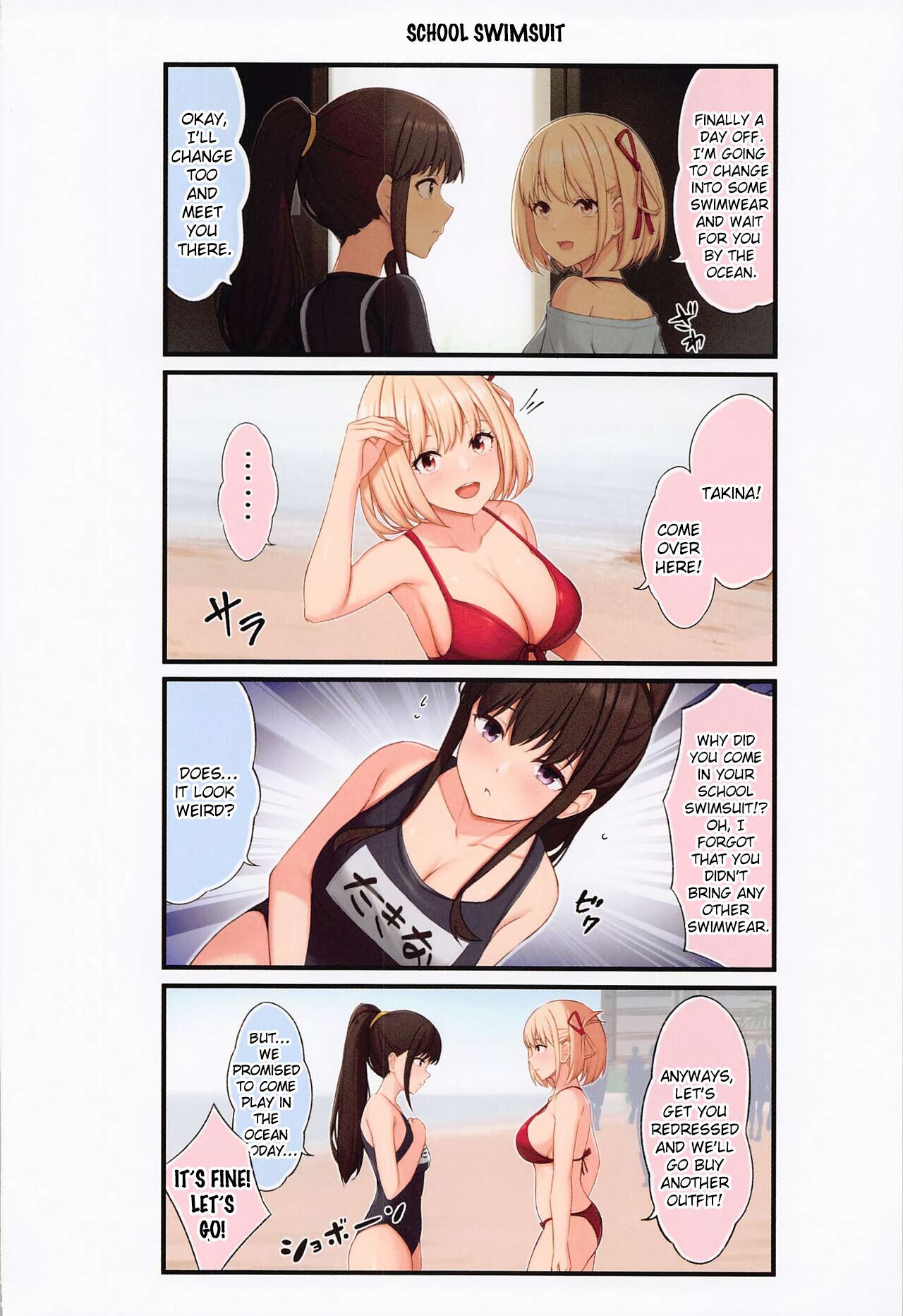 (C101) [Kannko Bokujyo (Kannko)]ChisaTaki Love(Lycoris Recoil) [English] Page 7
