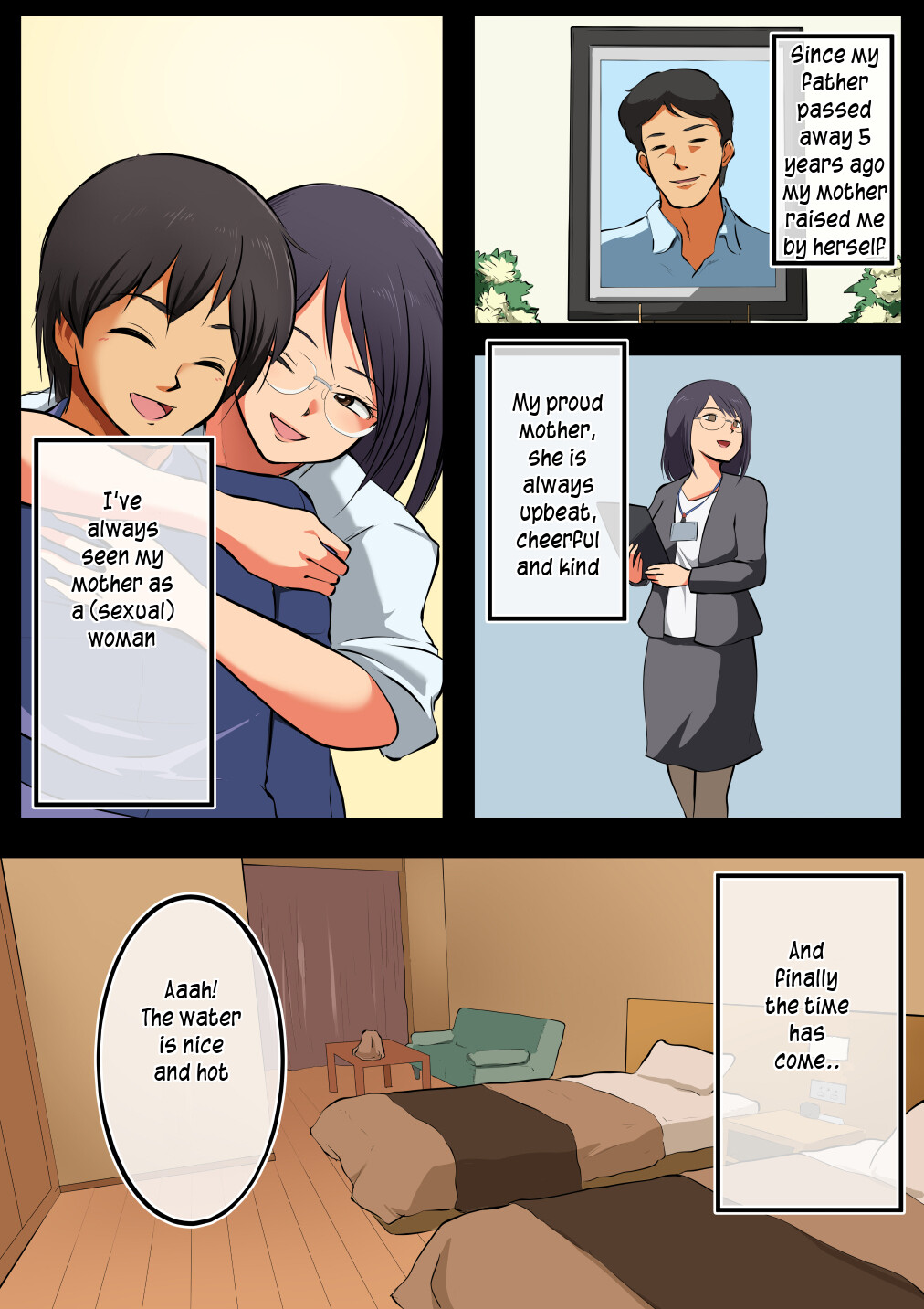[Matsumoto Jikyuuryoku]Kaa-san ni wa Ore no Ko o Unde Morau | My mother is going to have my baby[English] [innyinny] Page 9