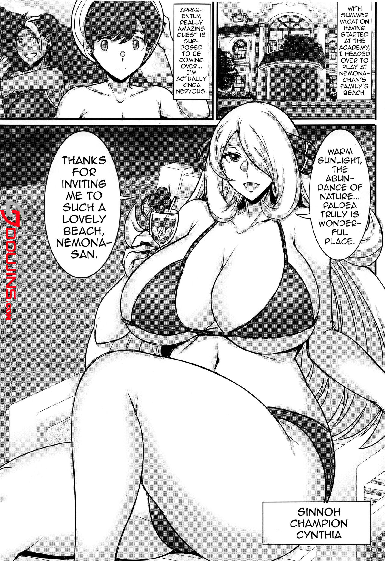 (C101) [Yuasa Rengou (Jean Louis)]Shirona-san no Natsuyasumi ~Summer of Champions~(Pokémon Diamond and Pearl) [English] {Doujins.com} Page 2