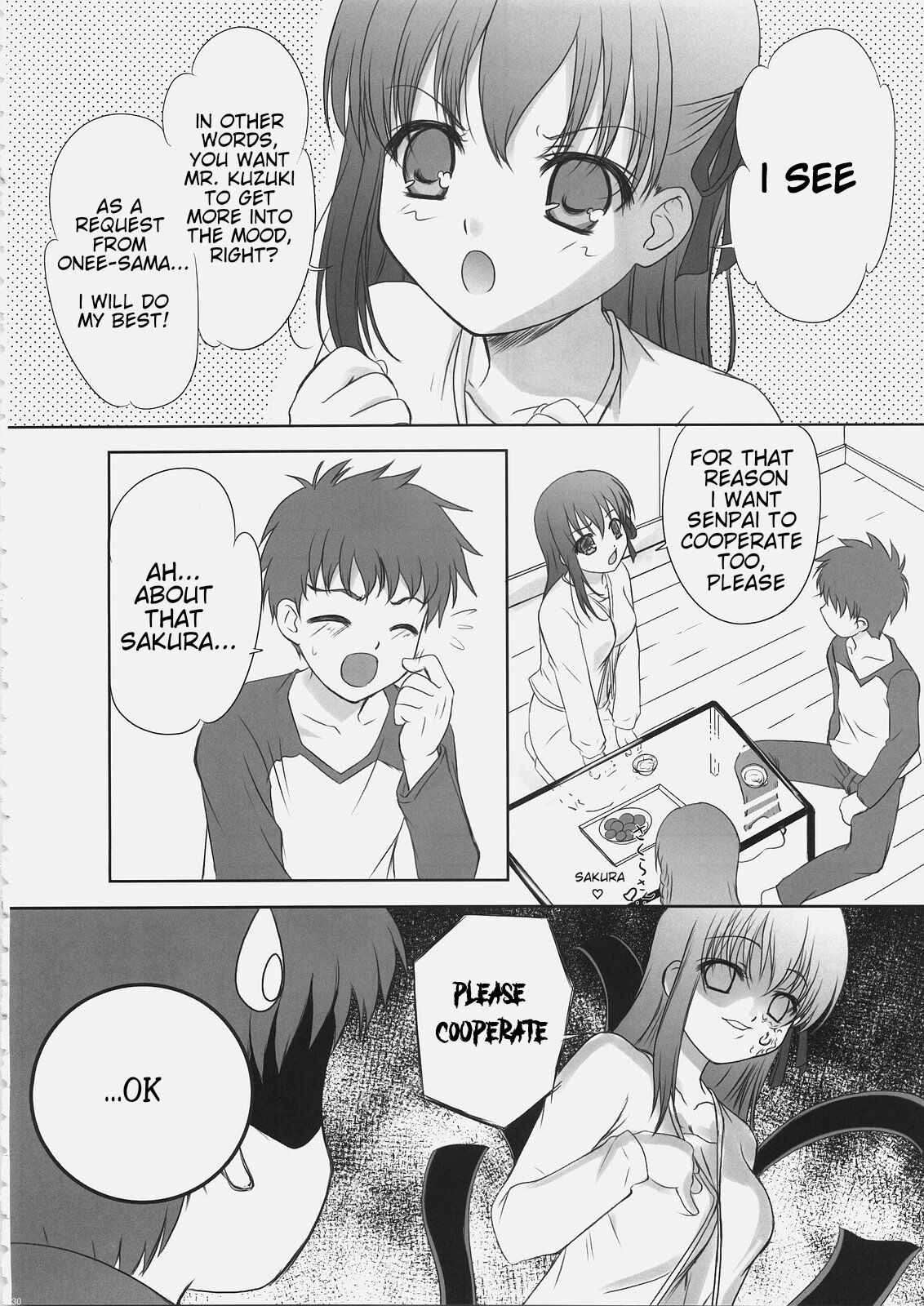 (C69) [Tamaranchi (Q-Gaku, Shinbo Tamaran)]EX PERIENCE(Fate/stay night) [English] Page 29
