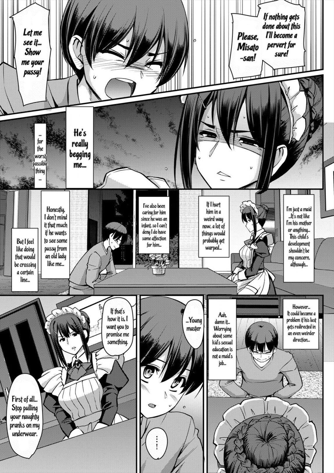 [Jinsei Yokosuberi. (Alexi Laiho)]Maid no Oshigoto. | Maid's Work Redraw.[Digital] [English] Page 15