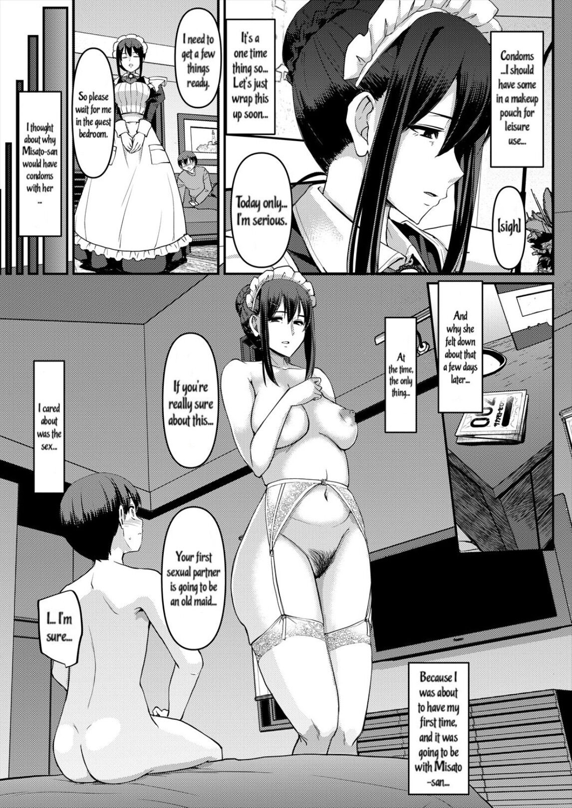 [Jinsei Yokosuberi. (Alexi Laiho)]Maid no Oshigoto. | Maid's Work Redraw.[Digital] [English] Page 21