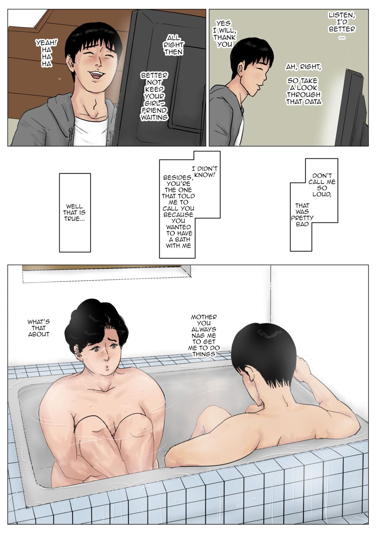 [Oozora Kaiko (Kaiko)]Haha ni Koishite Tokubetsu Hen 3 Making Love with Mother Special 3[English][Amoskandy] Page 6
