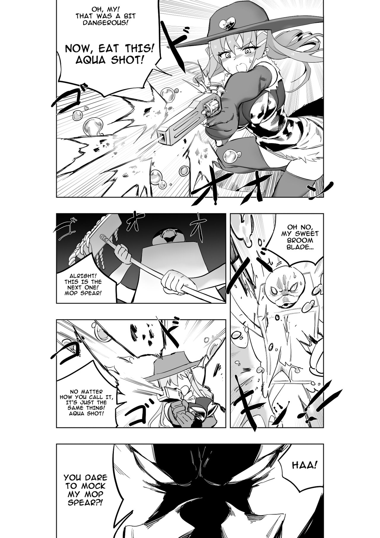 [Yumekakiya (MuuMuu, Kinbakuman)]Mahou Shoujo Western Girls Comic 7-wa Zenpen[English] Page 14