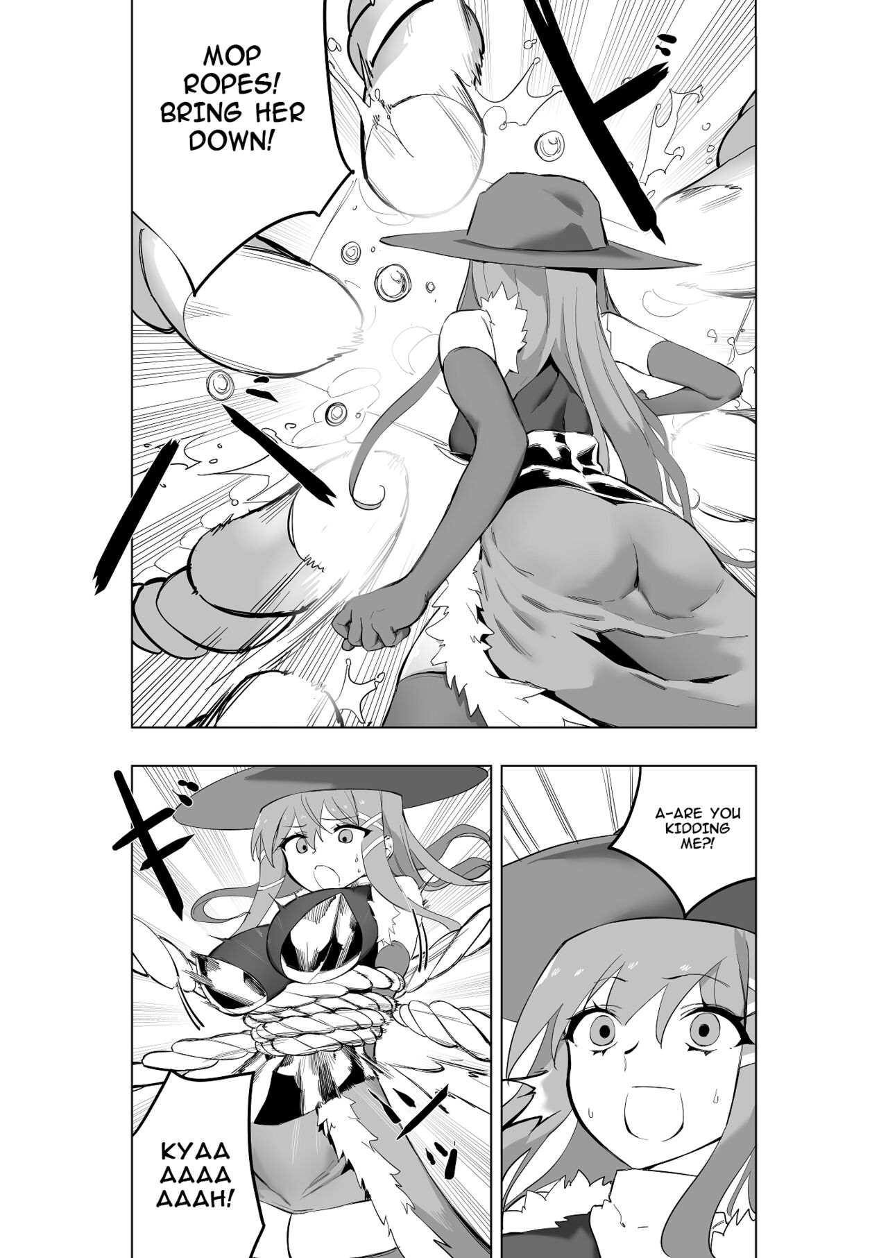 [Yumekakiya (MuuMuu, Kinbakuman)]Mahou Shoujo Western Girls Comic 7-wa Zenpen[English] Page 15
