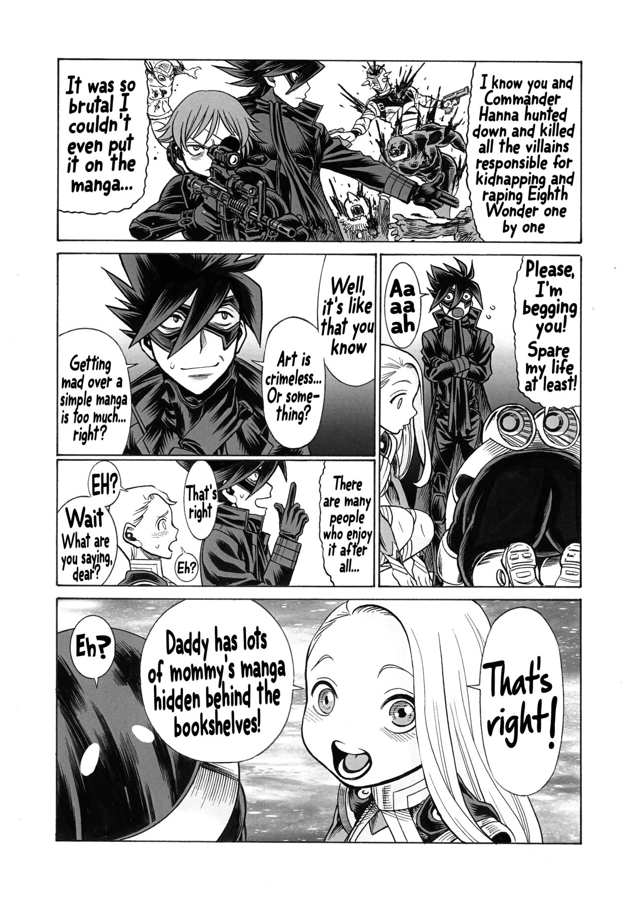(C97) [Tamakiya (Gemma, Tamaki Nozomu)]UNCANNY EIGHTHWONDER No.3(Uchi no Musume ni Te o Dasuna!)(English) Page 39
