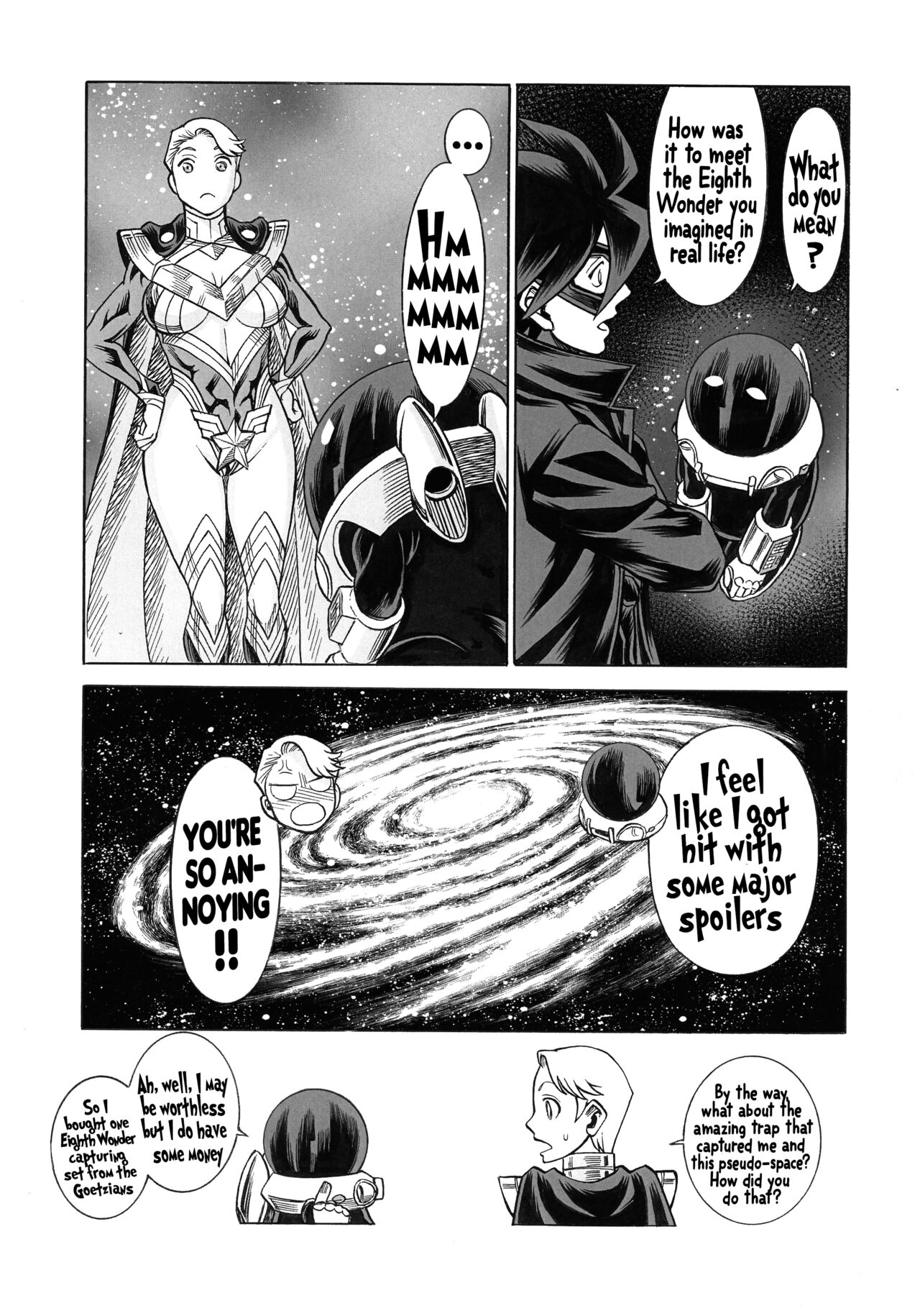 (C97) [Tamakiya (Gemma, Tamaki Nozomu)]UNCANNY EIGHTHWONDER No.3(Uchi no Musume ni Te o Dasuna!)(English) Page 43