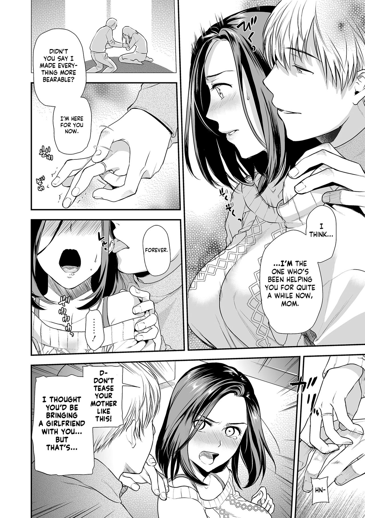 [Ohsaka Minami]Musuko, Kaeru - The Return | Back Home(COMIC Shigekiteki SQUIRT!! Vol. 28) [English] [Shiromaru] [Digital] Page 4