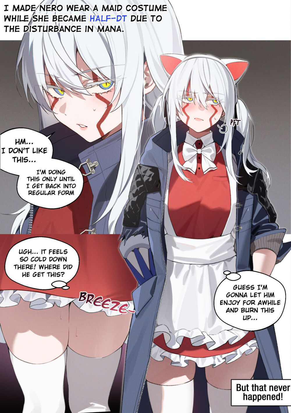 [bechu]Maid DT female Nero CG(❗️V/Nero♀️) [English] Page 2
