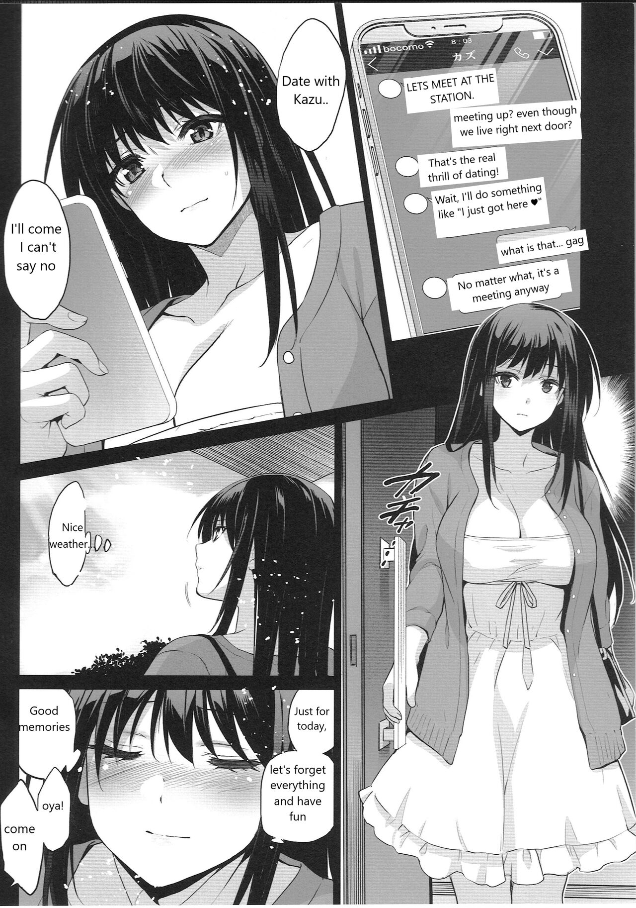 (C100) [Jingai Makyou (Inue Shinsuke)]Otonari no Nie -Date no Ura de Sasagerareru Osananajimi- Page 3