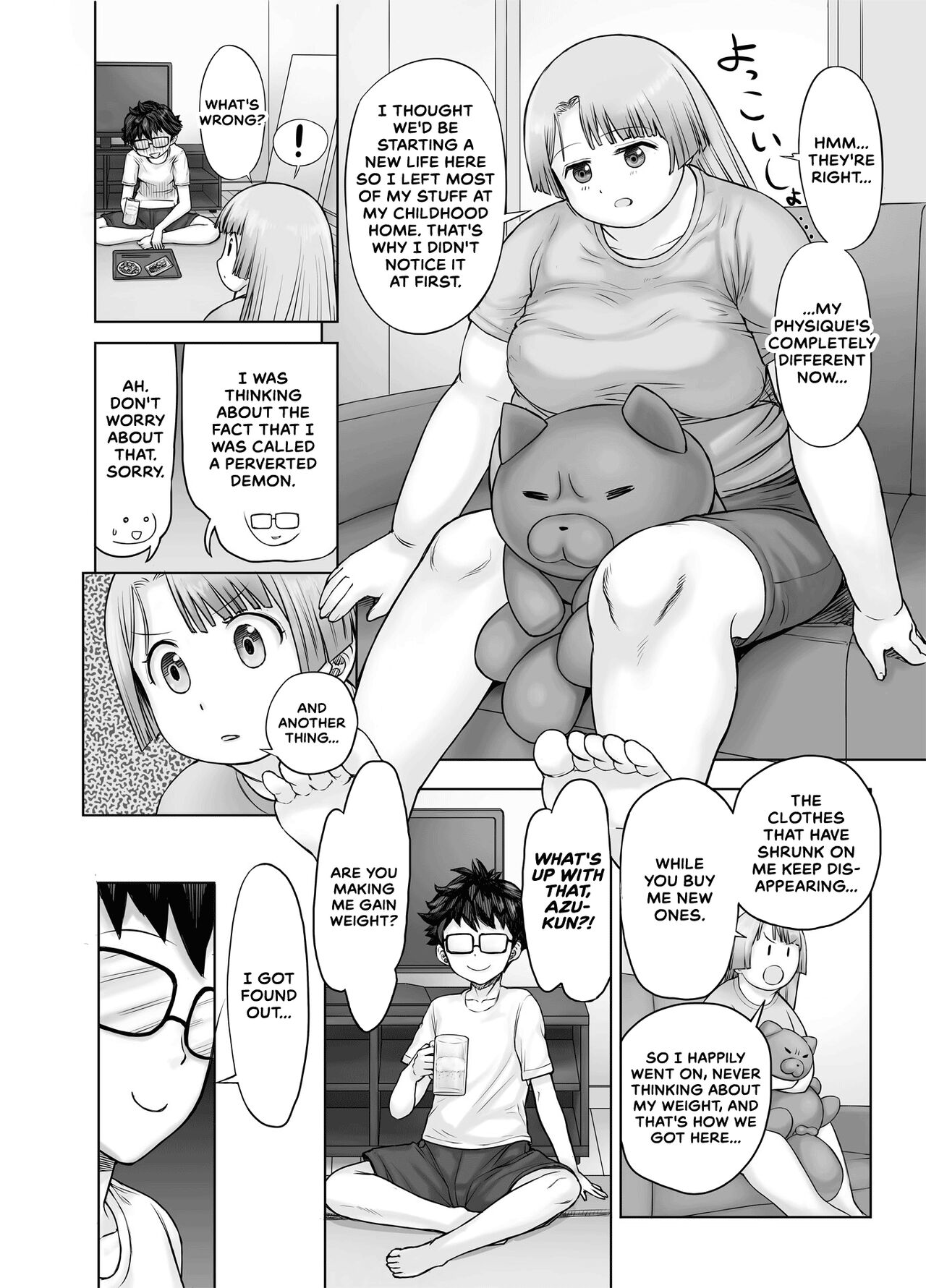 [Marumaru Arumajiro (Majirou)]Watakushi, Futotte Shimaimashita ga?[English] [CulturedCommissions] Page 18
