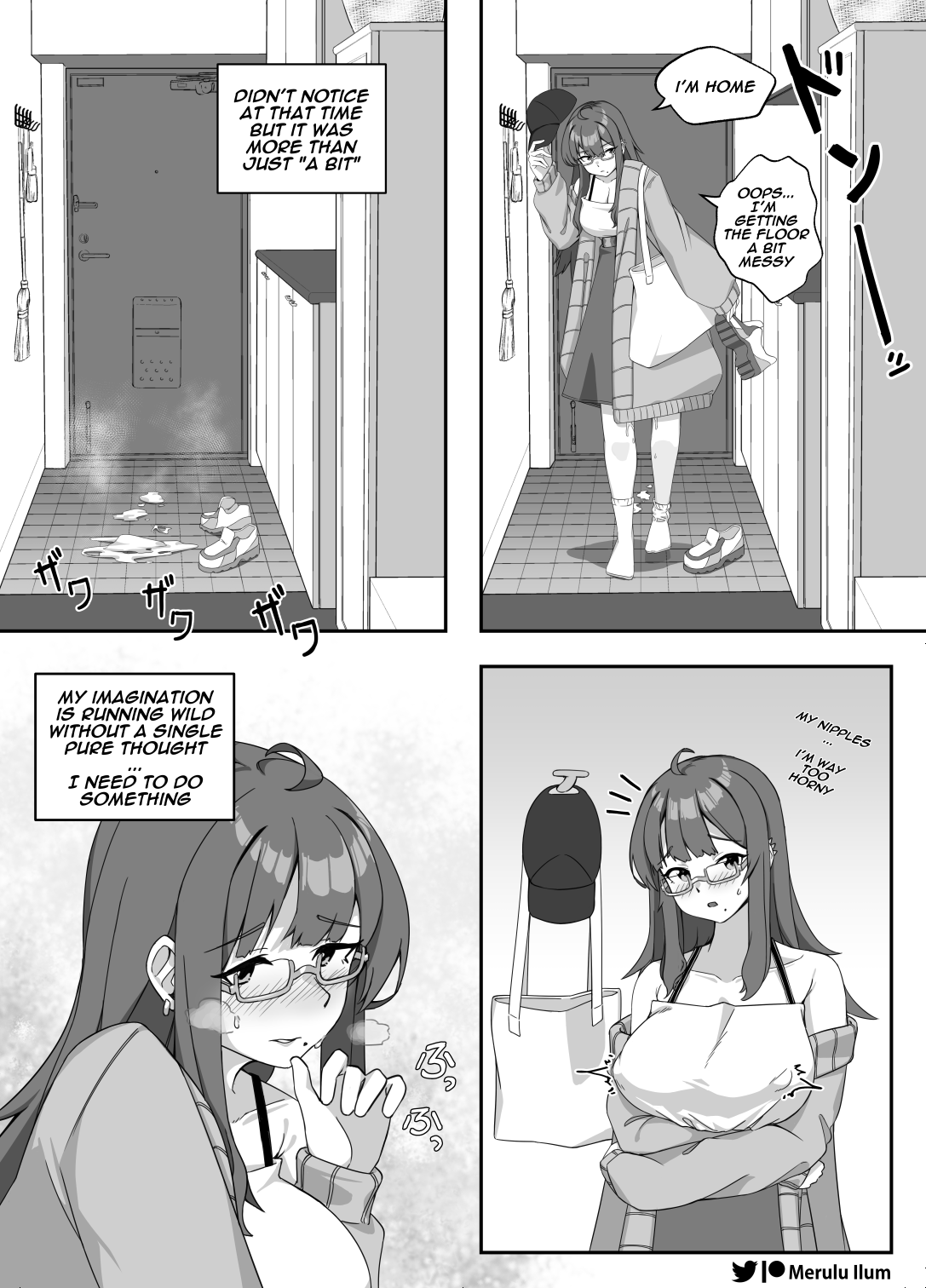 [Merulu Ilum]Masturbation with a Giant Dick, Let's have fun![English] Page 4