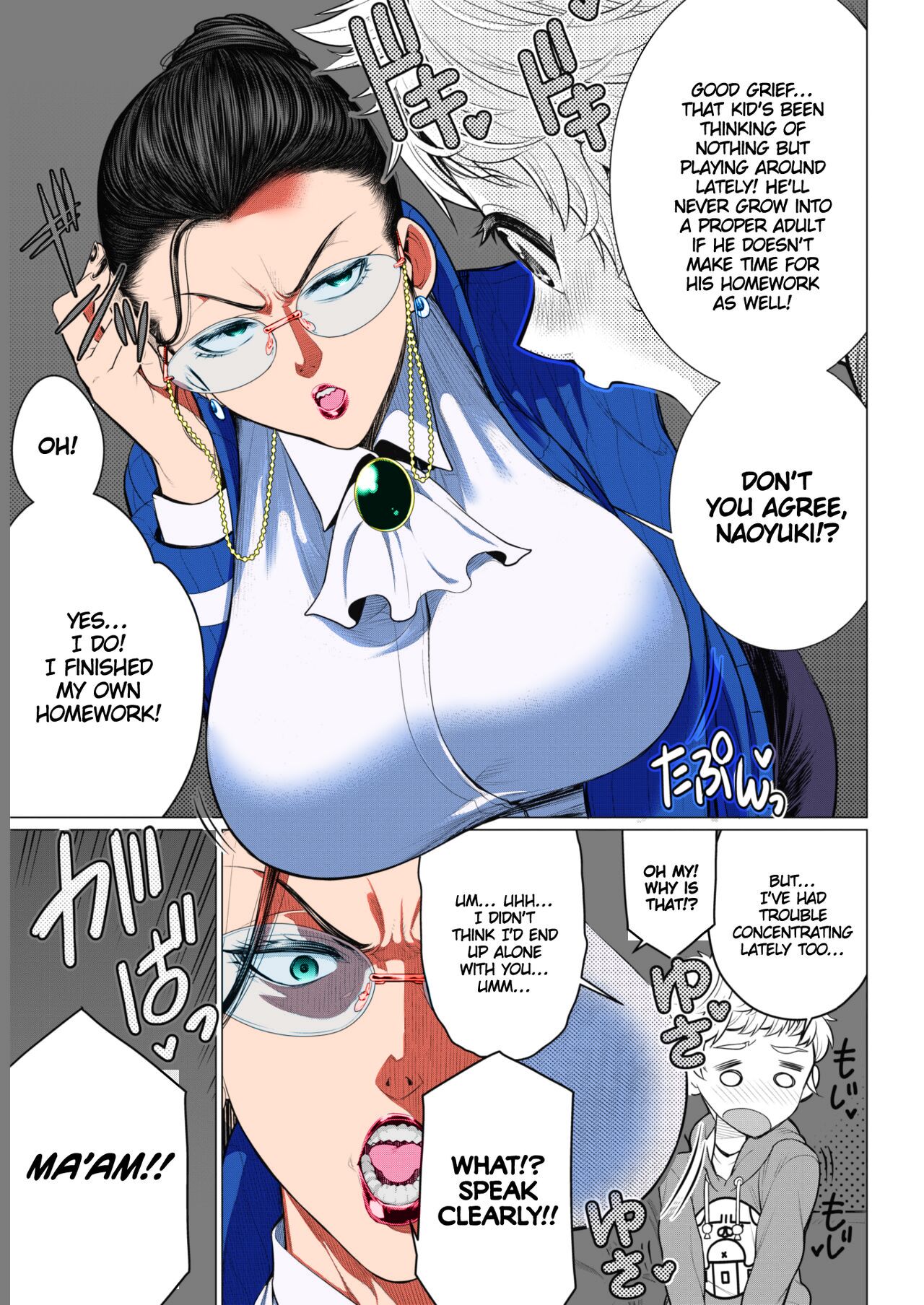 [Minamida Usuke]Dokidoki Kyouiku Mama | Heart-Pounding Helicopter Mom(COMIC HOTMiLK Koime Vol. 17) [English] [Colorized] [TLL + mrwayne] [Shirosaki Scans] [Digital] [toxi¢HMV] Page 3