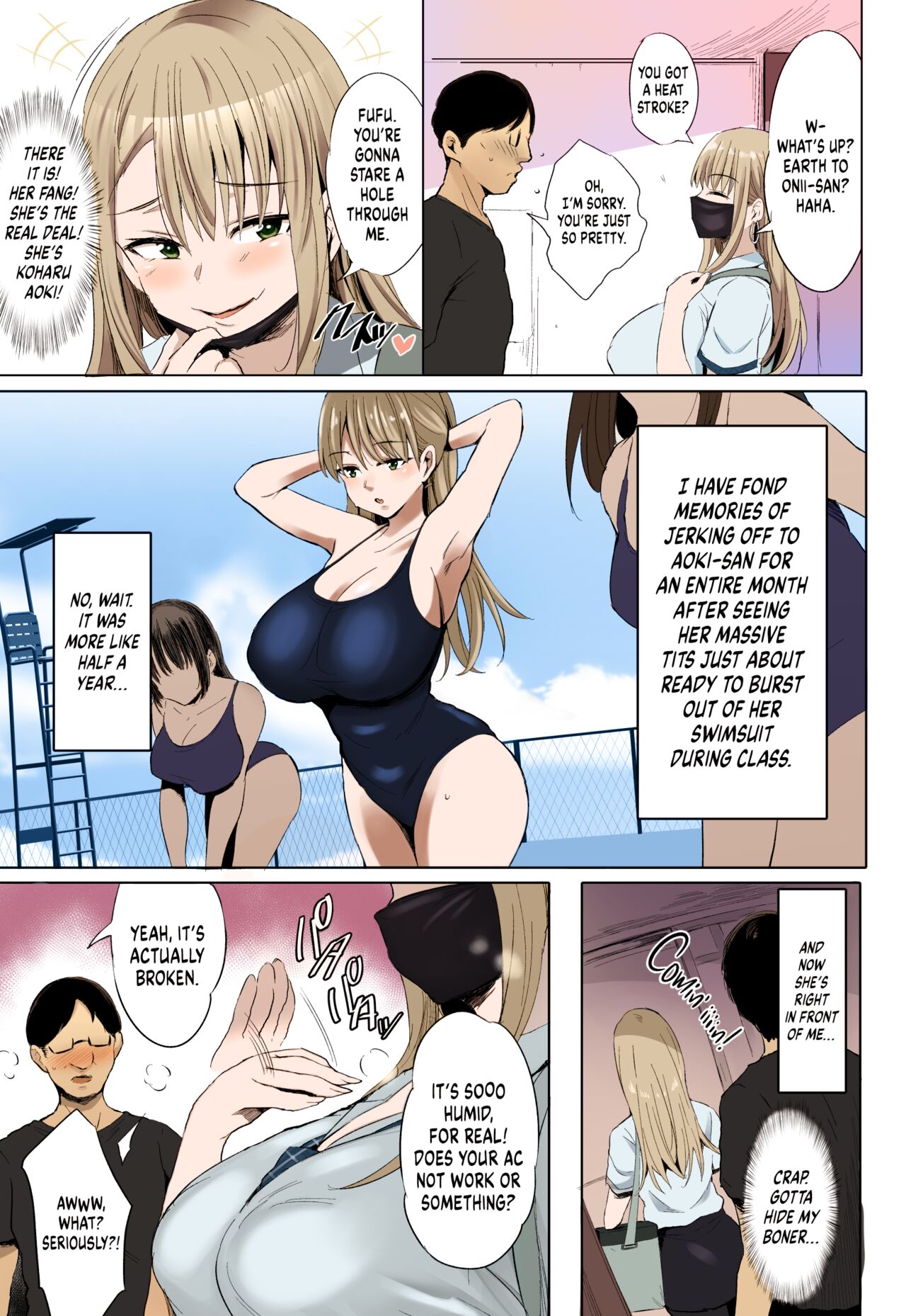 [Jack to Nicholson (NoriPachi)]Oppai Taritemasu ka? | In Need of Tits?[English] {head empty} [Colorized] [Decensored]  [Digital] Page 14