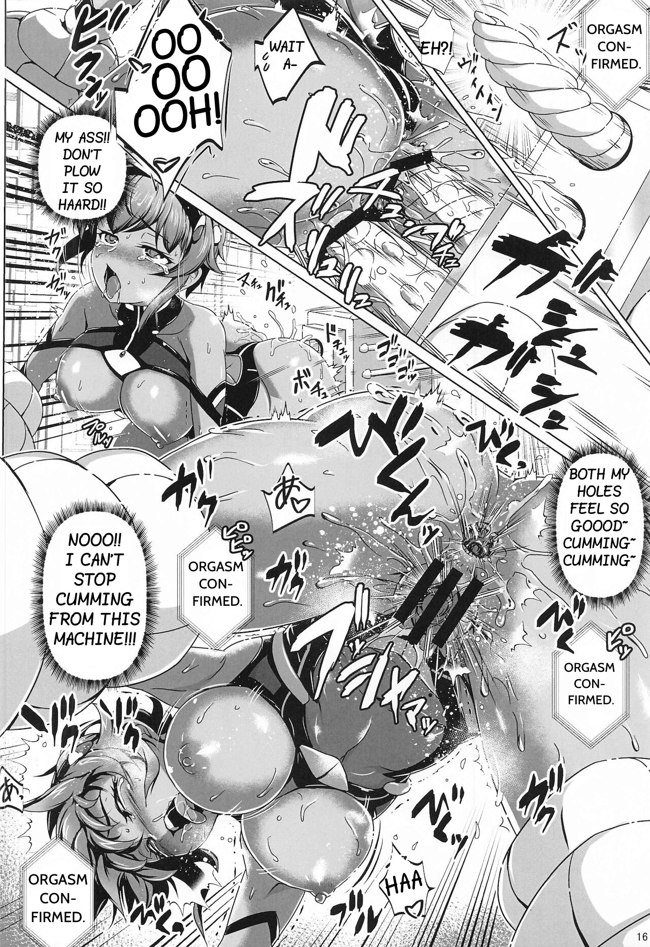 (Akihabara Doujinsai 4) [Tanpatsu Kikaku (DHA)]Choukou Senshi wa Aragaenai!(Chou Koudaisen Escalation Heroines) [English] [Incomplete] Page 13