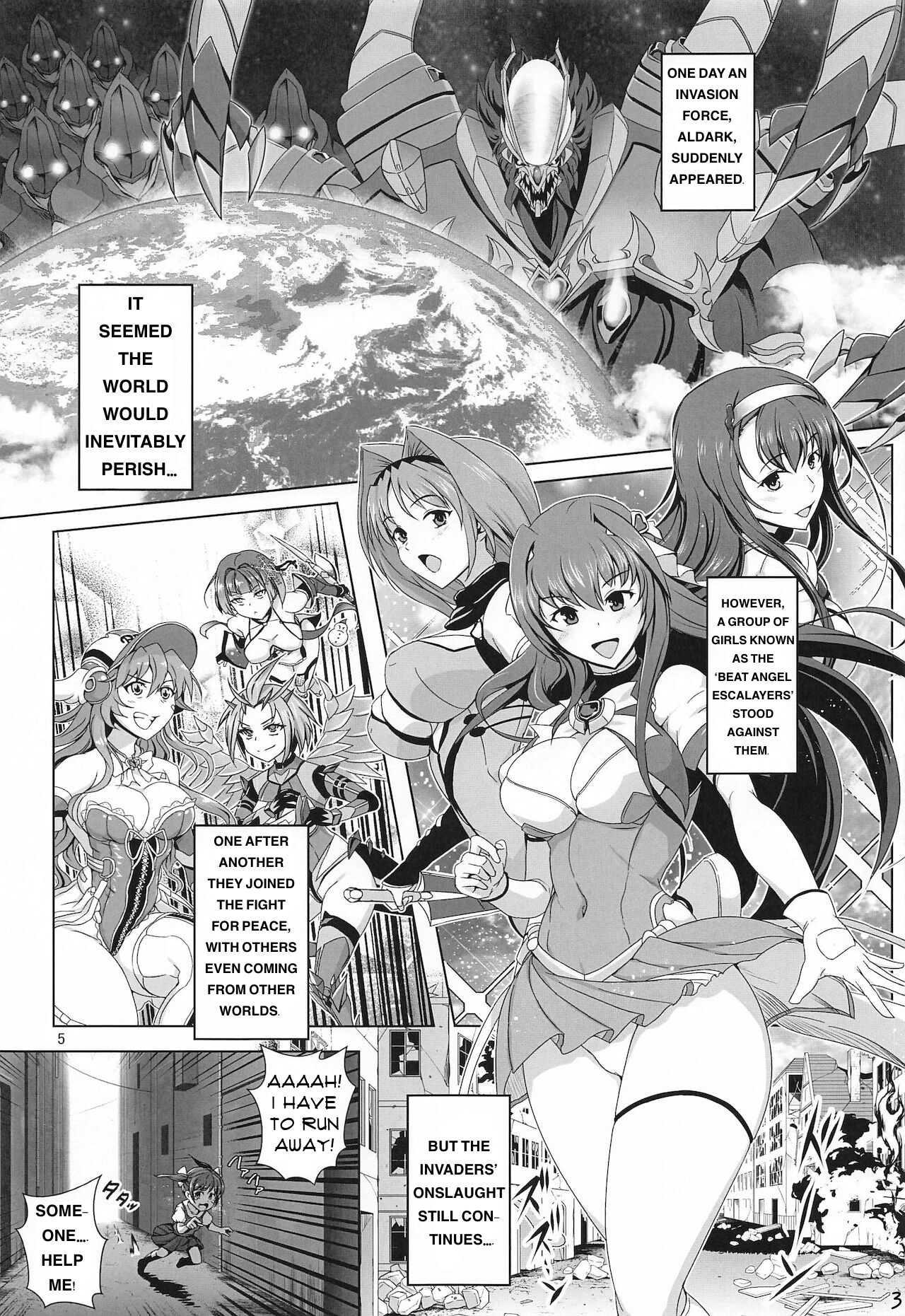 (Akihabara Doujinsai 4) [Tanpatsu Kikaku (DHA)]Choukou Senshi wa Aragaenai!(Chou Koudaisen Escalation Heroines) [English] [Incomplete] Page 2