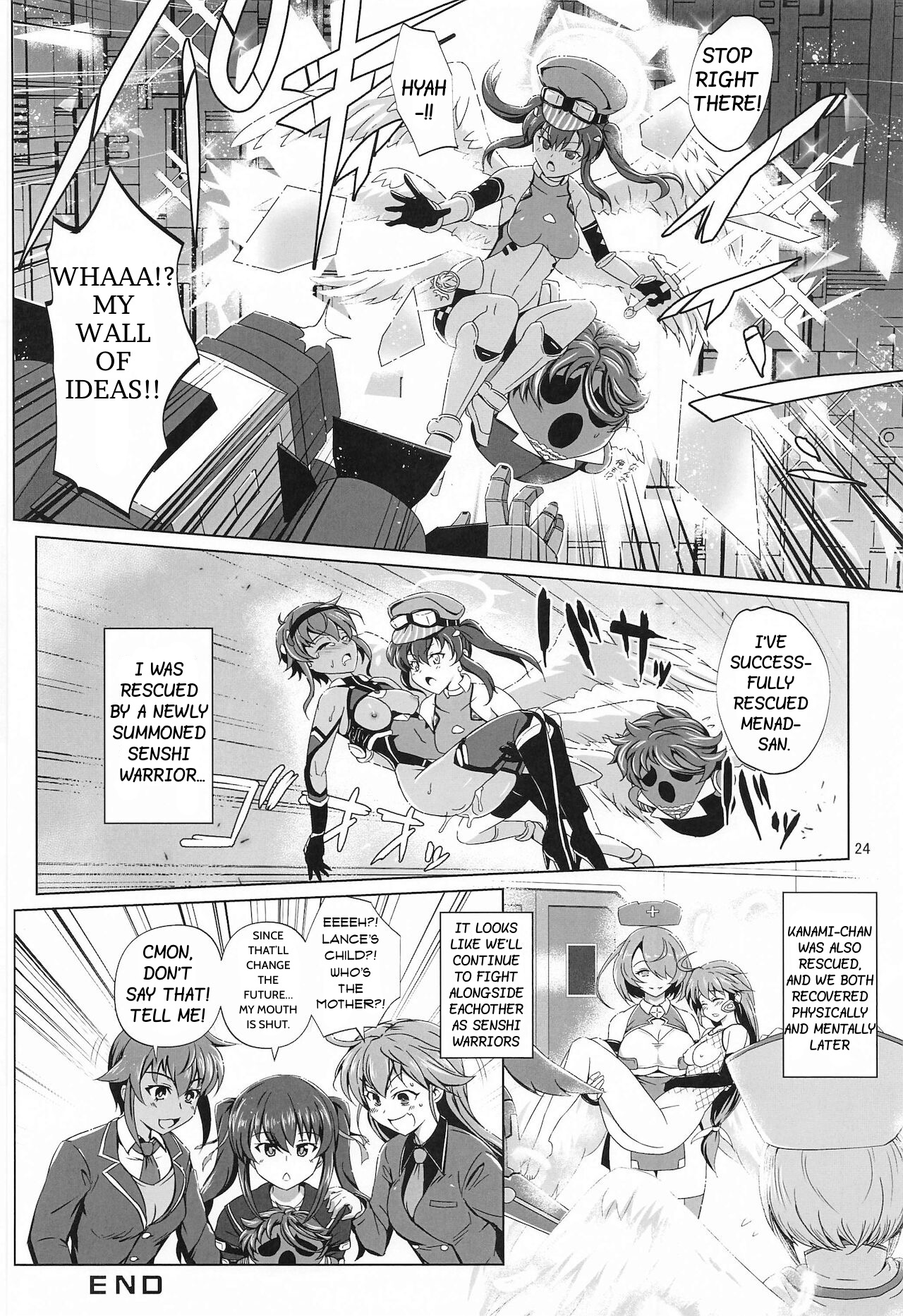 (Akihabara Doujinsai 4) [Tanpatsu Kikaku (DHA)]Choukou Senshi wa Aragaenai!(Chou Koudaisen Escalation Heroines) [English] [Incomplete] Page 21