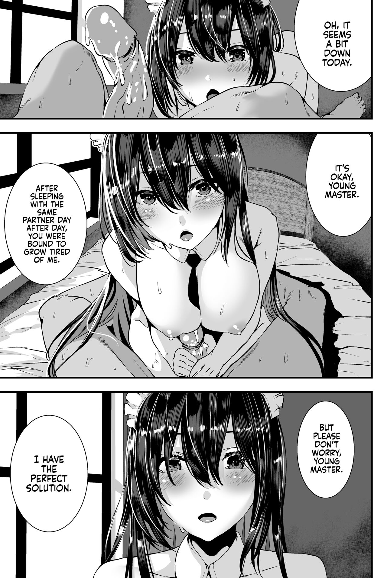 [Karazishibotan (Bota Mochito)]Deredere Maid to Tsuntsun Maid Shikotama Ecchi | Lotsa Sex With My Deredere and Tsuntsun Maids[English] {2d-market.com} [Decensored] [Digital] Page 4