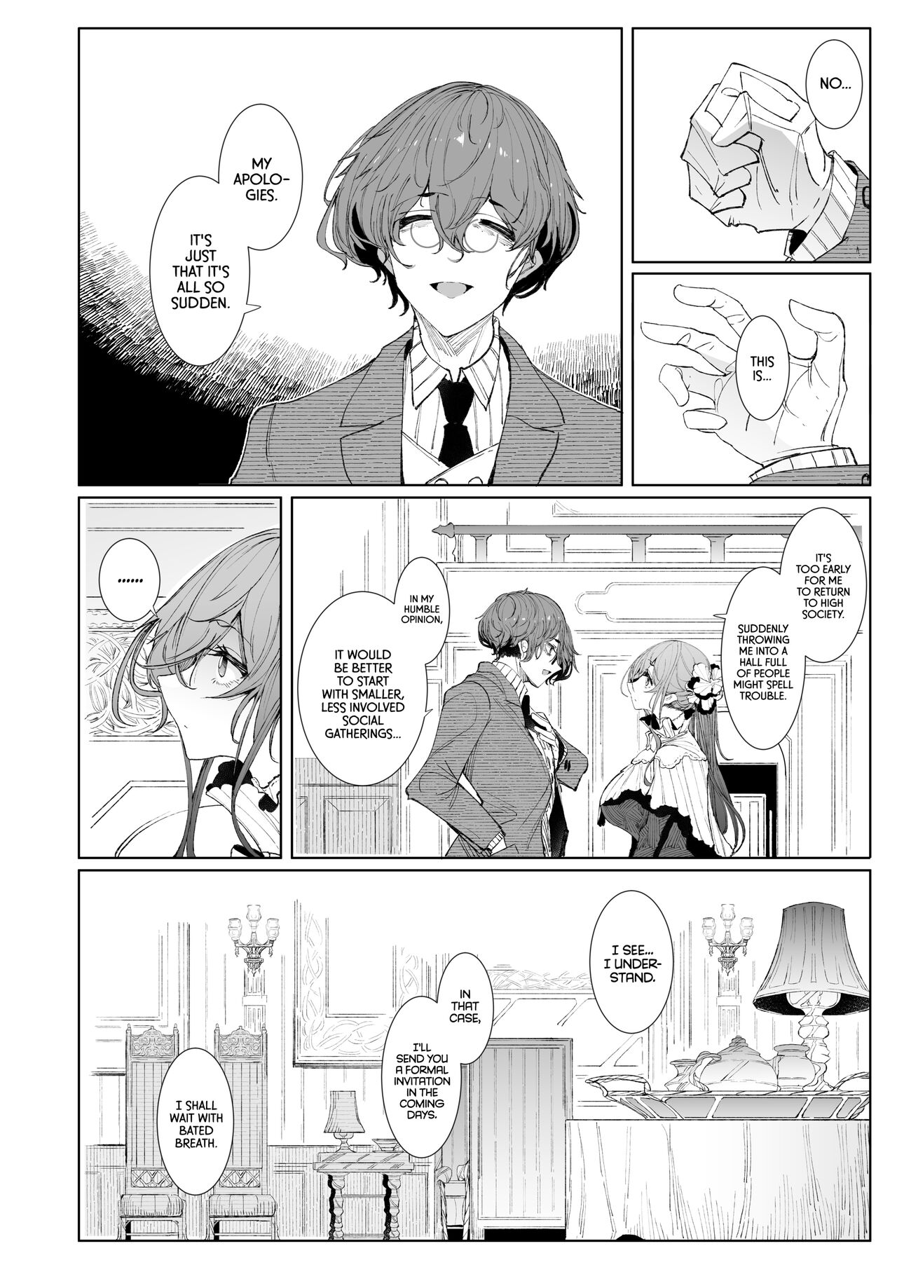 [Metro Notes (Tsumetoro)]Shinshi Tsuki Maid no Sophie-san 8 | Gentleman’s Maid Sophie 8[English] {2d-market.com} [Decensored] [Digital] Page 13