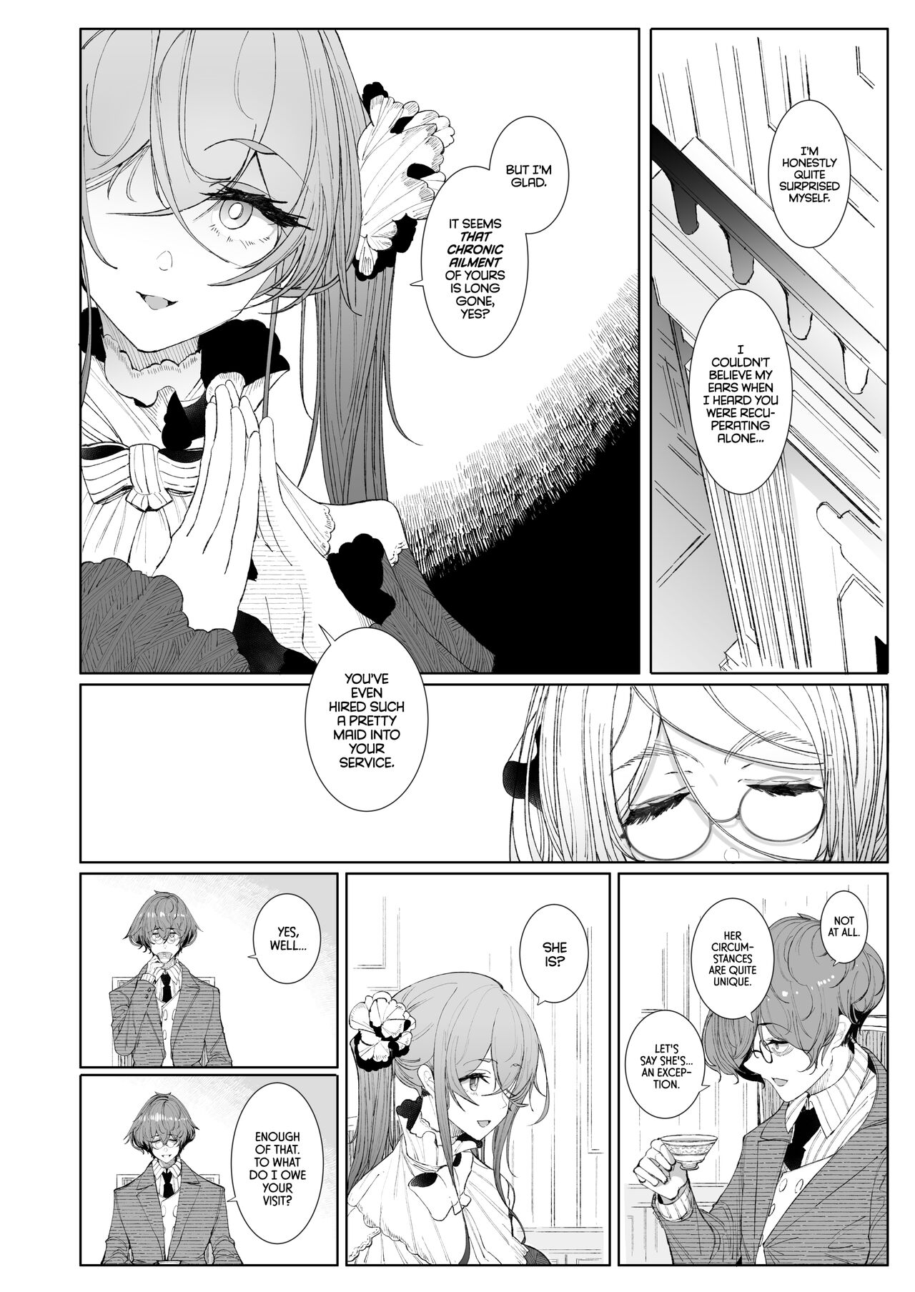 [Metro Notes (Tsumetoro)]Shinshi Tsuki Maid no Sophie-san 8 | Gentleman’s Maid Sophie 8[English] {2d-market.com} [Decensored] [Digital] Page 9