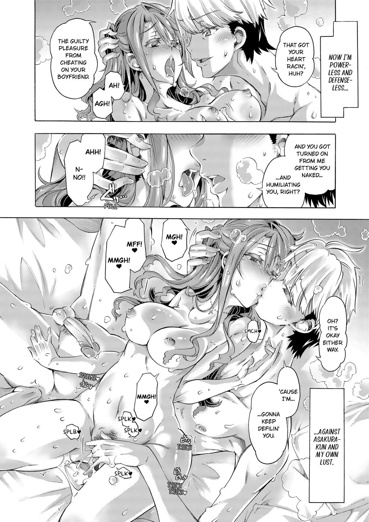 [Takemaru Takasaki]Sexy Selfie Leads to Blackmail Cuckold Sex[English] [Decensored] Page 14